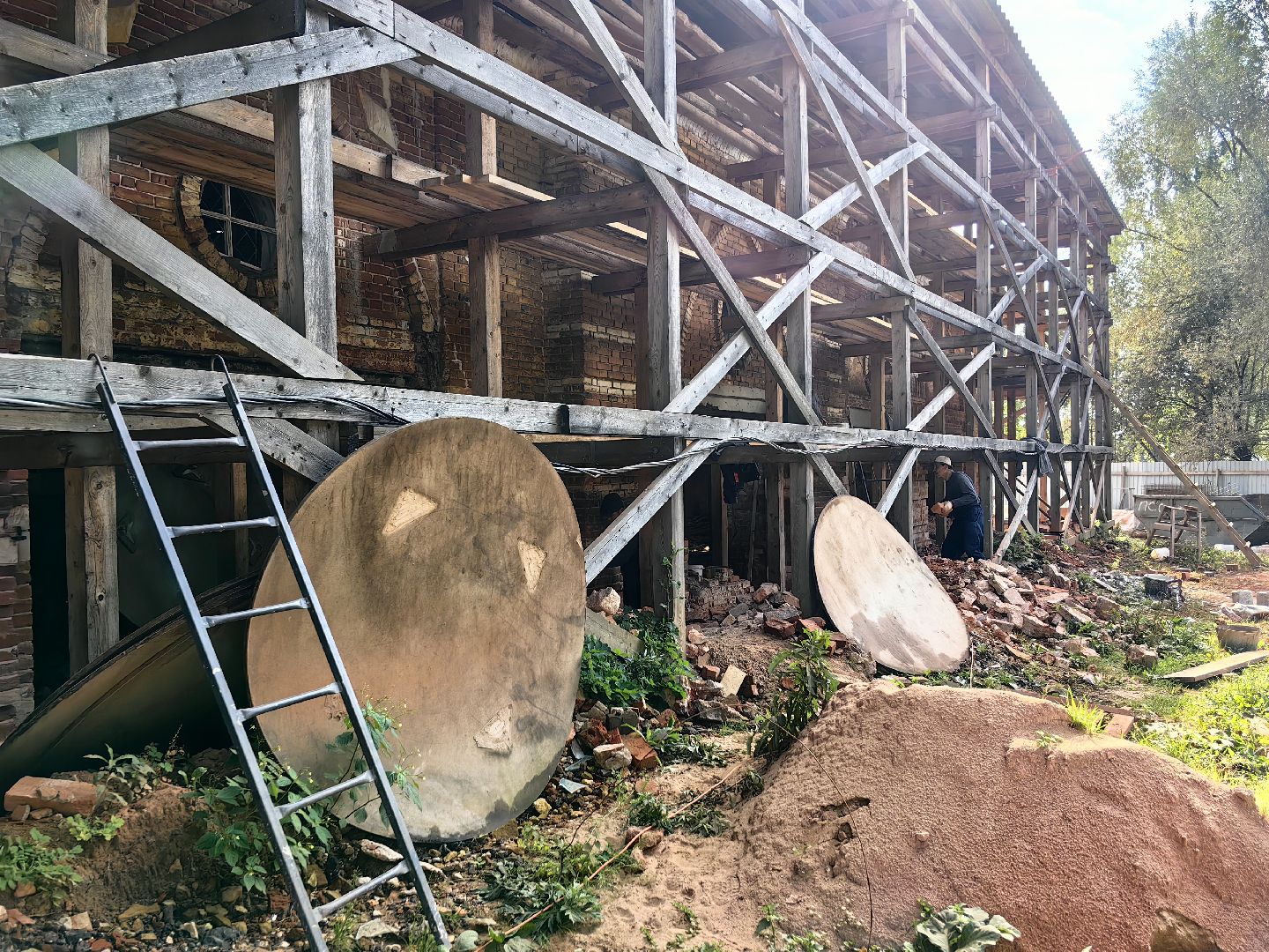 сарай, усадьба, реставрация, флигель, арка,