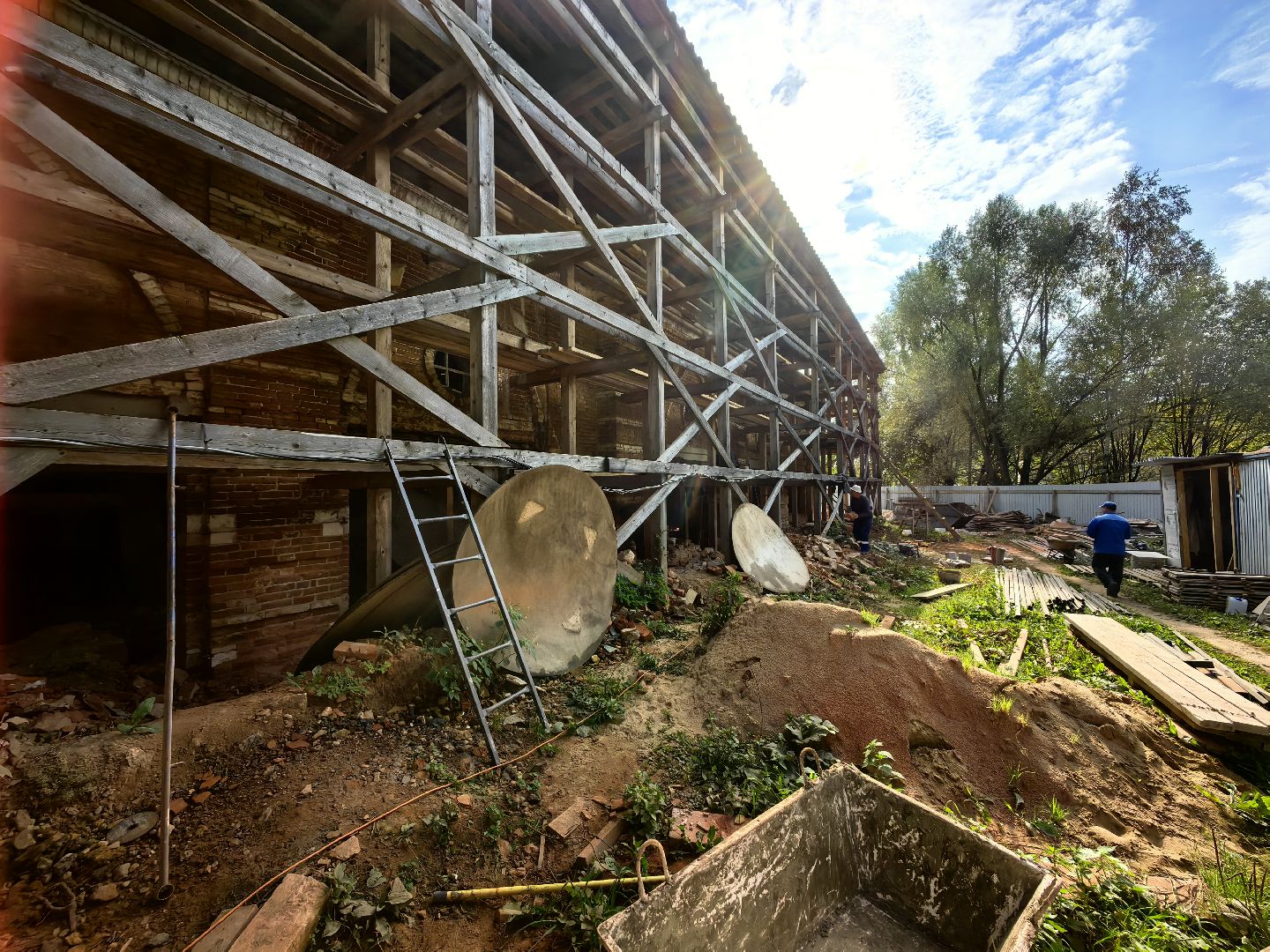 сарай, усадьба, реставрация, флигель, арка,