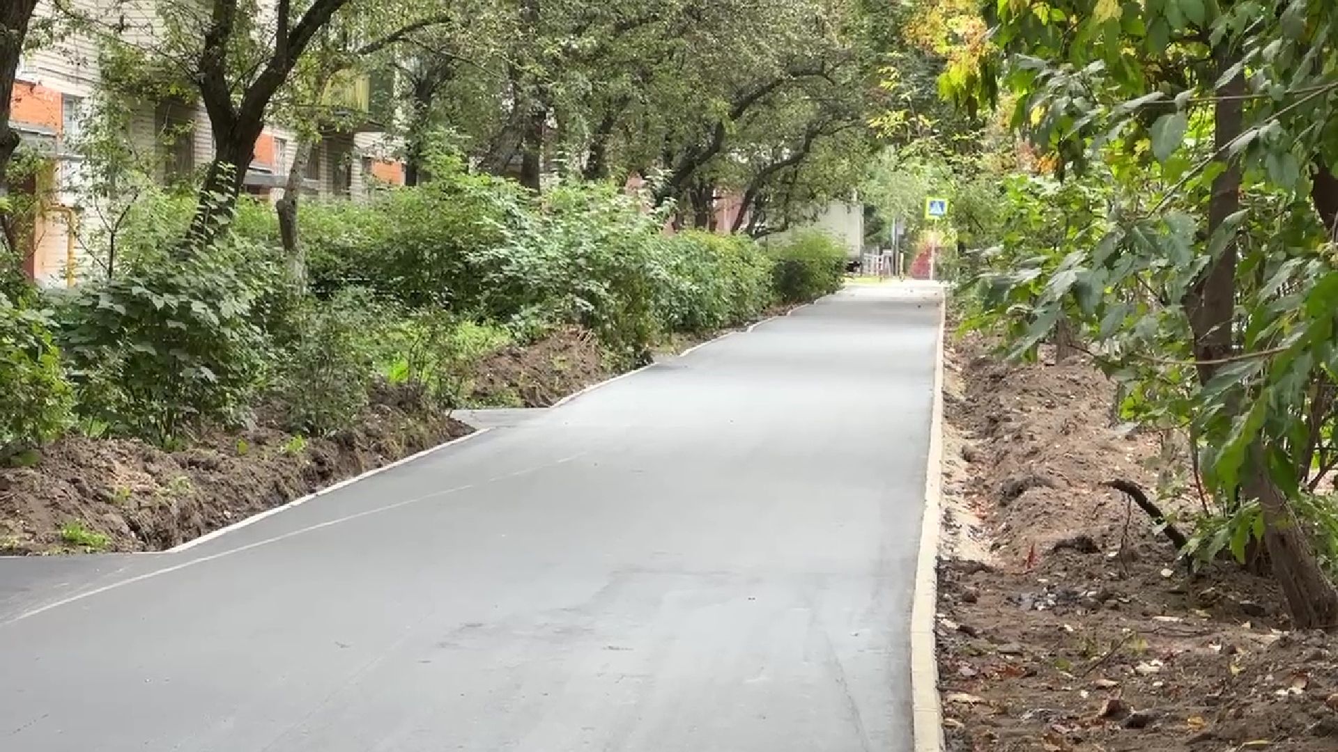 Реутов, благоустройство, деревья, электричество, асфальт,