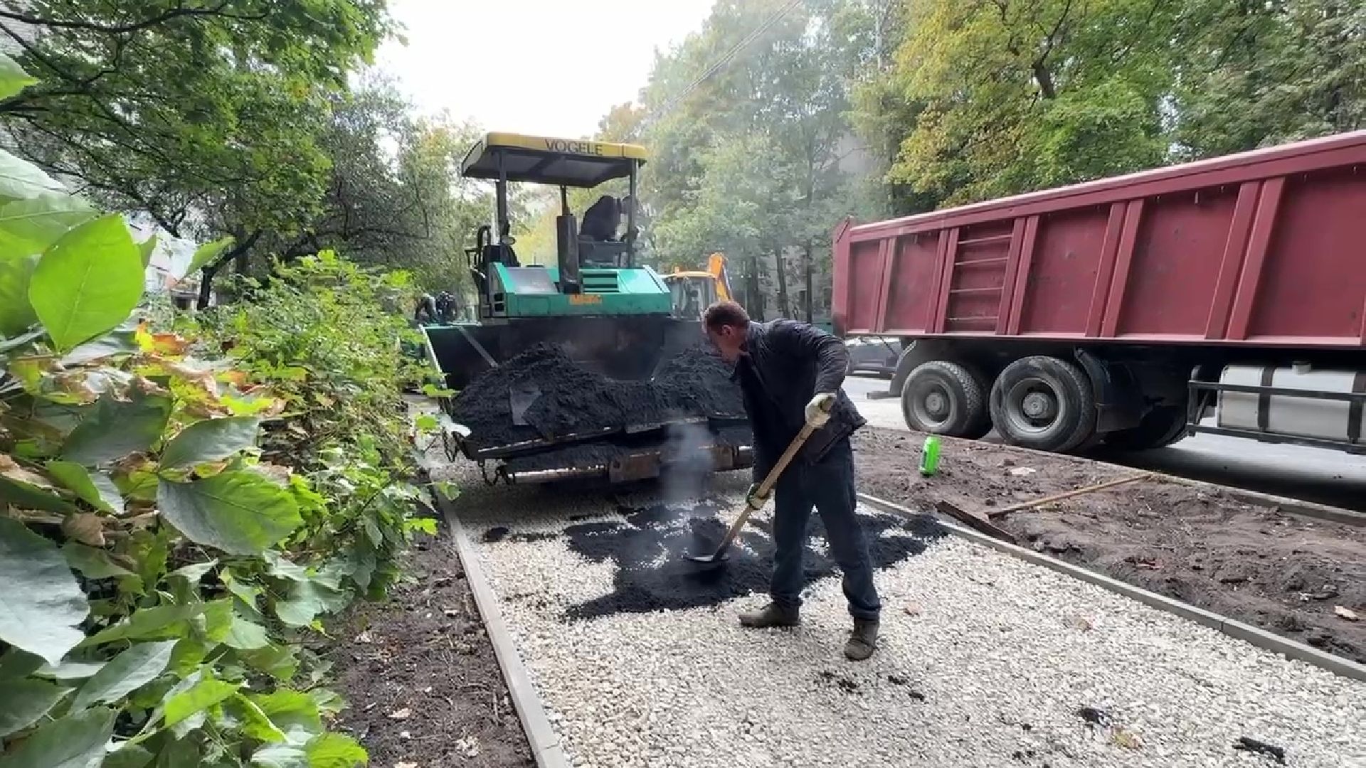 Реутов, благоустройство, деревья, электричество, асфальт,
