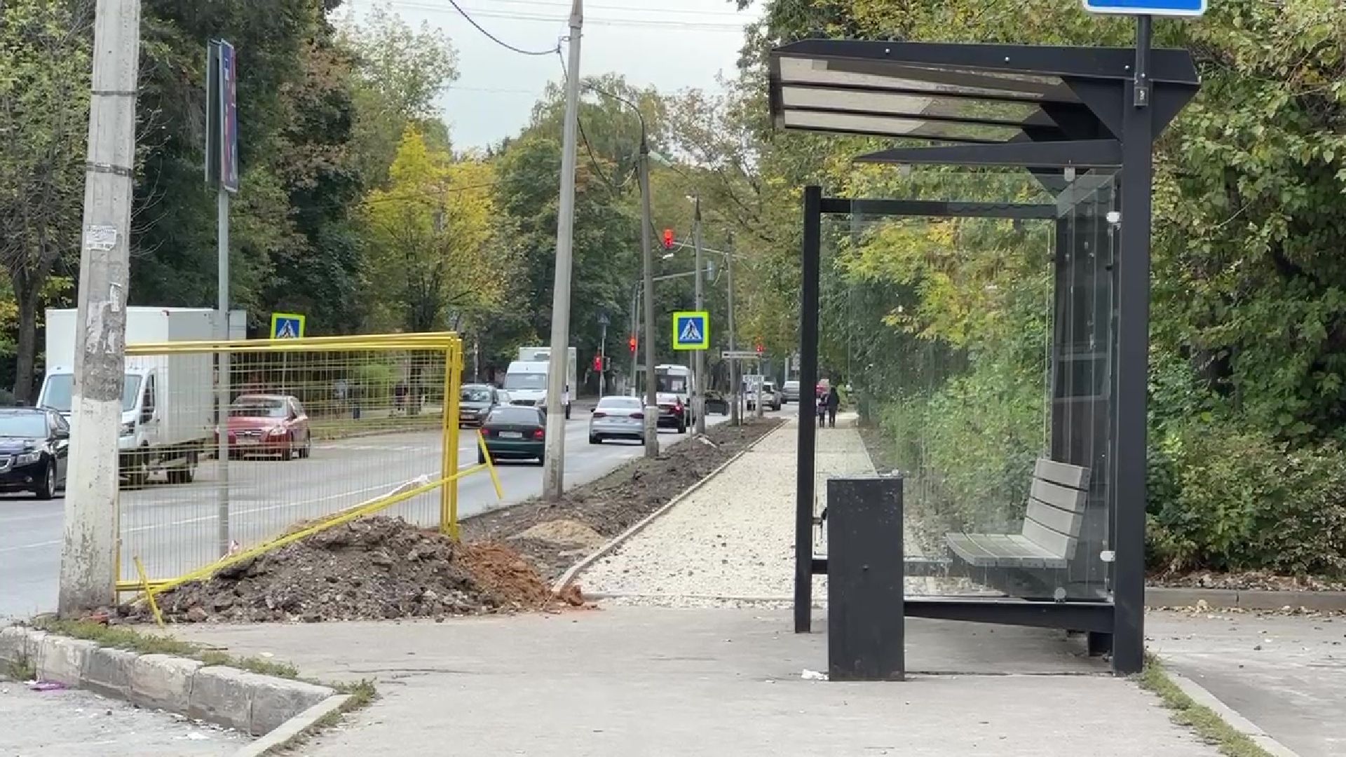 Реутов, благоустройство, деревья, электричество, асфальт,