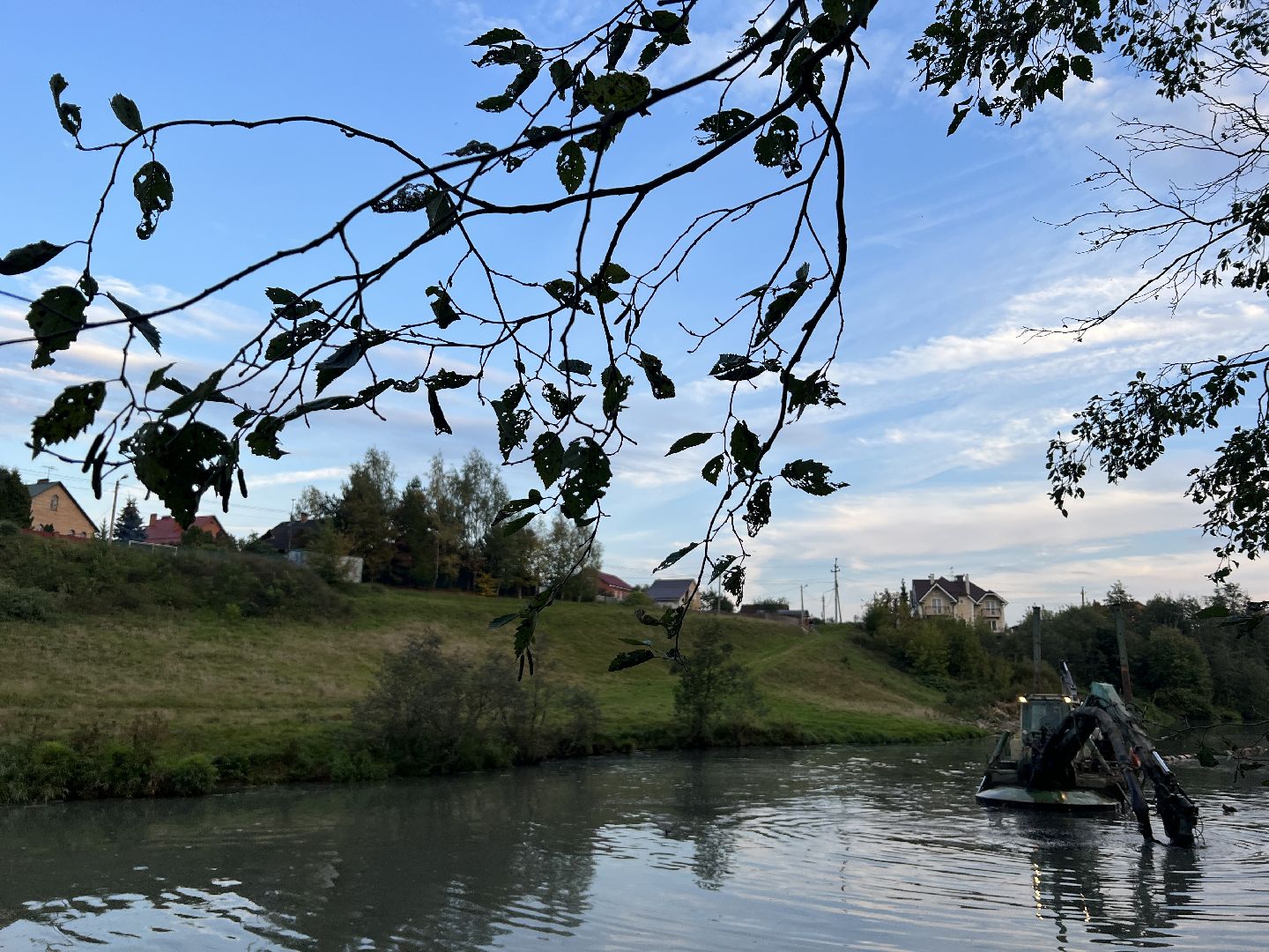 химки, благоуйстройство, река, очистка реки,