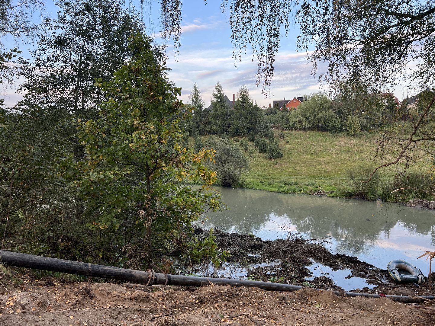 химки, благоуйстройство, река, очистка реки,