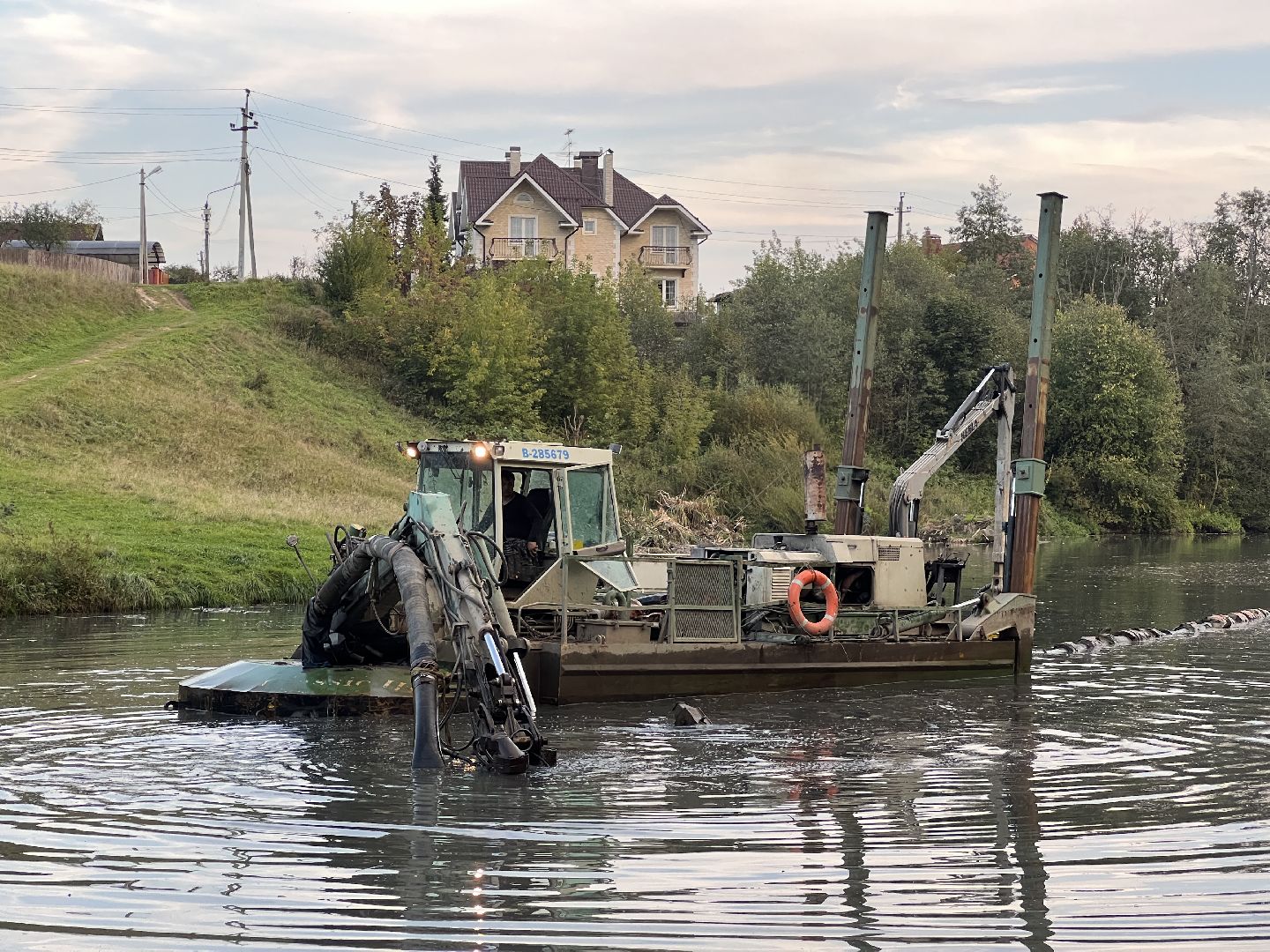 химки, благоуйстройство, река, очистка реки,