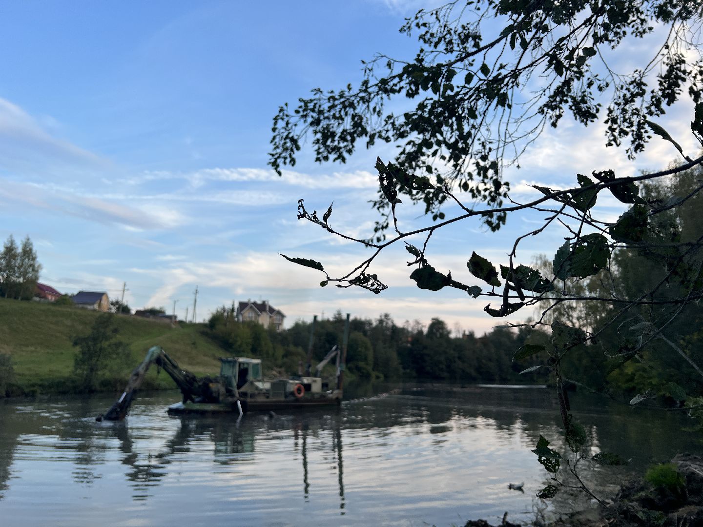 химки, благоуйстройство, река, очистка реки,