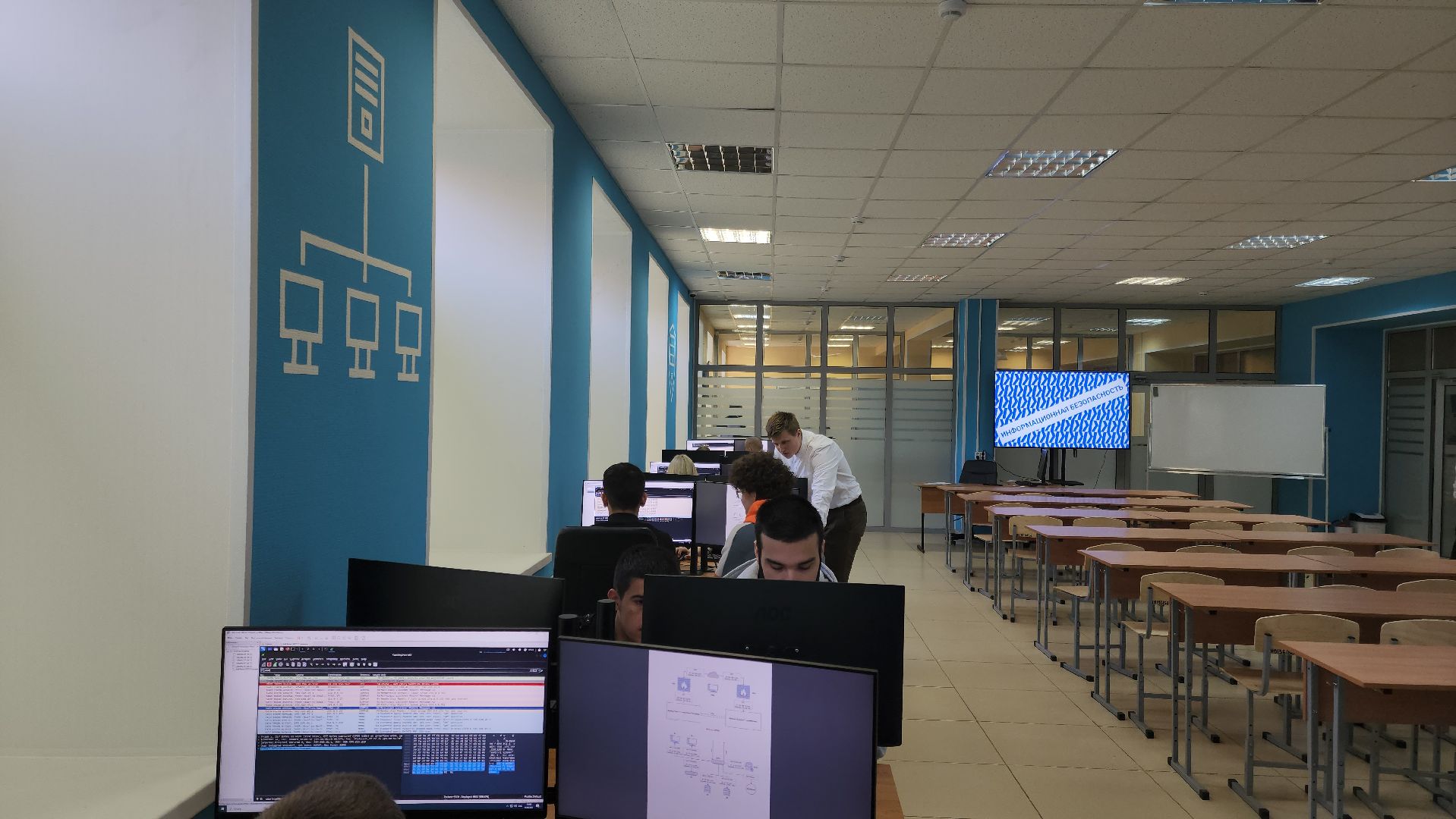 Информационная безопасность, Киберполигон, колледж, компьютеры, IT,