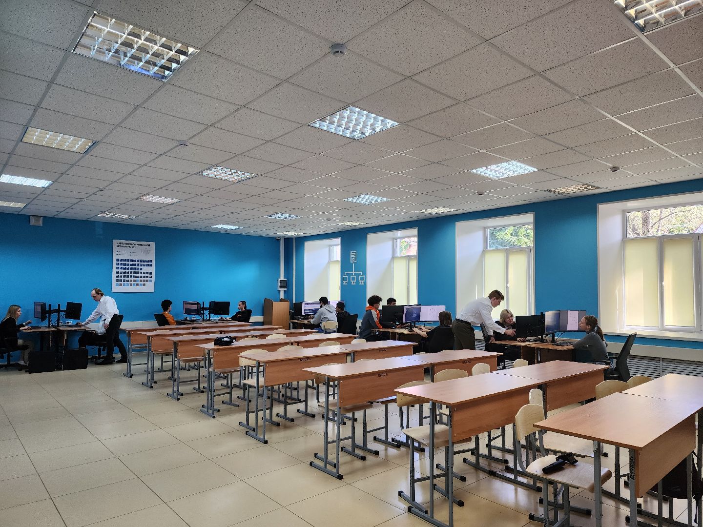 Информационная безопасность, Киберполигон, колледж, компьютеры, IT,