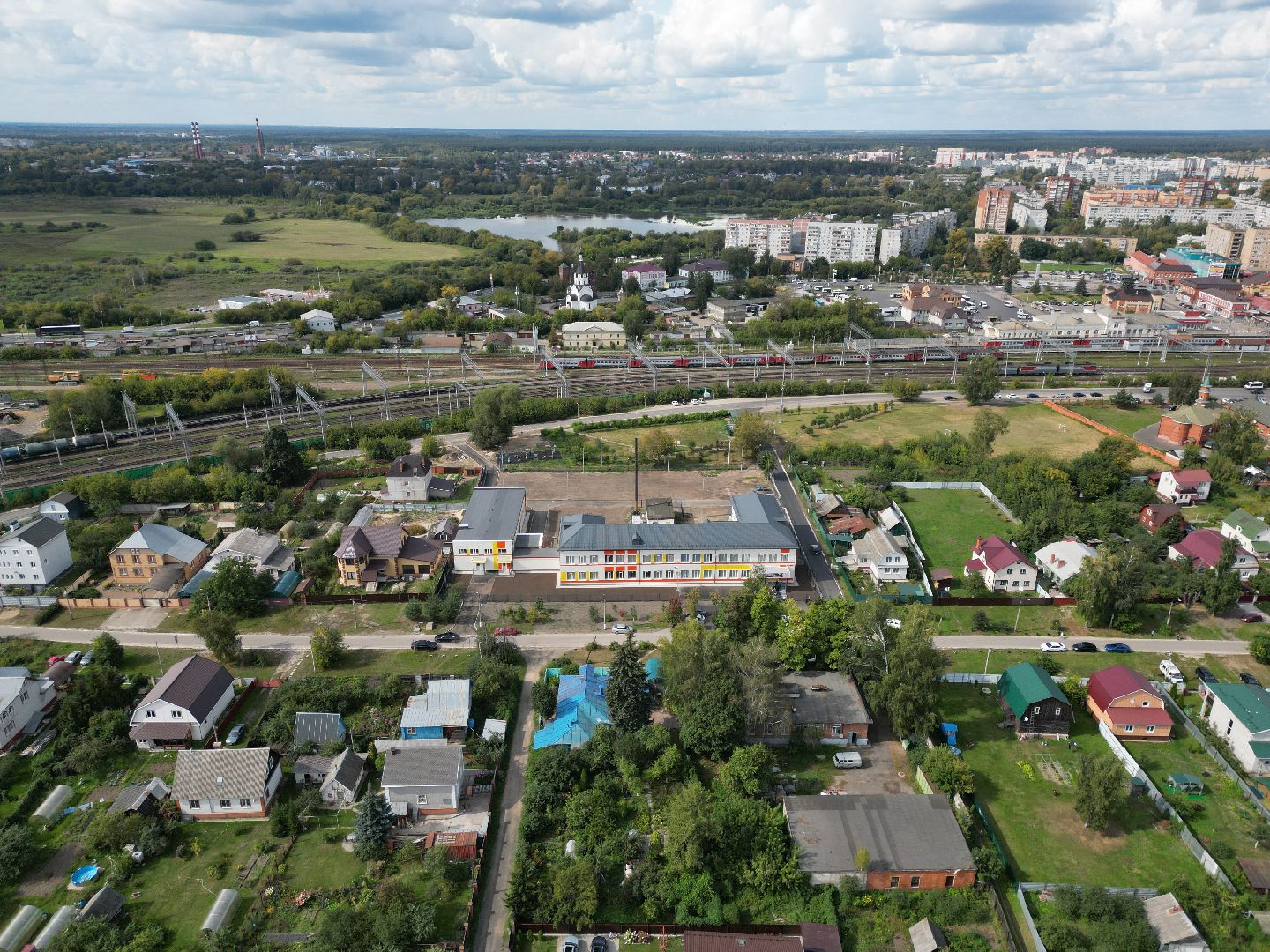 школа, орехово-зуево, учеба, видео с коптера,