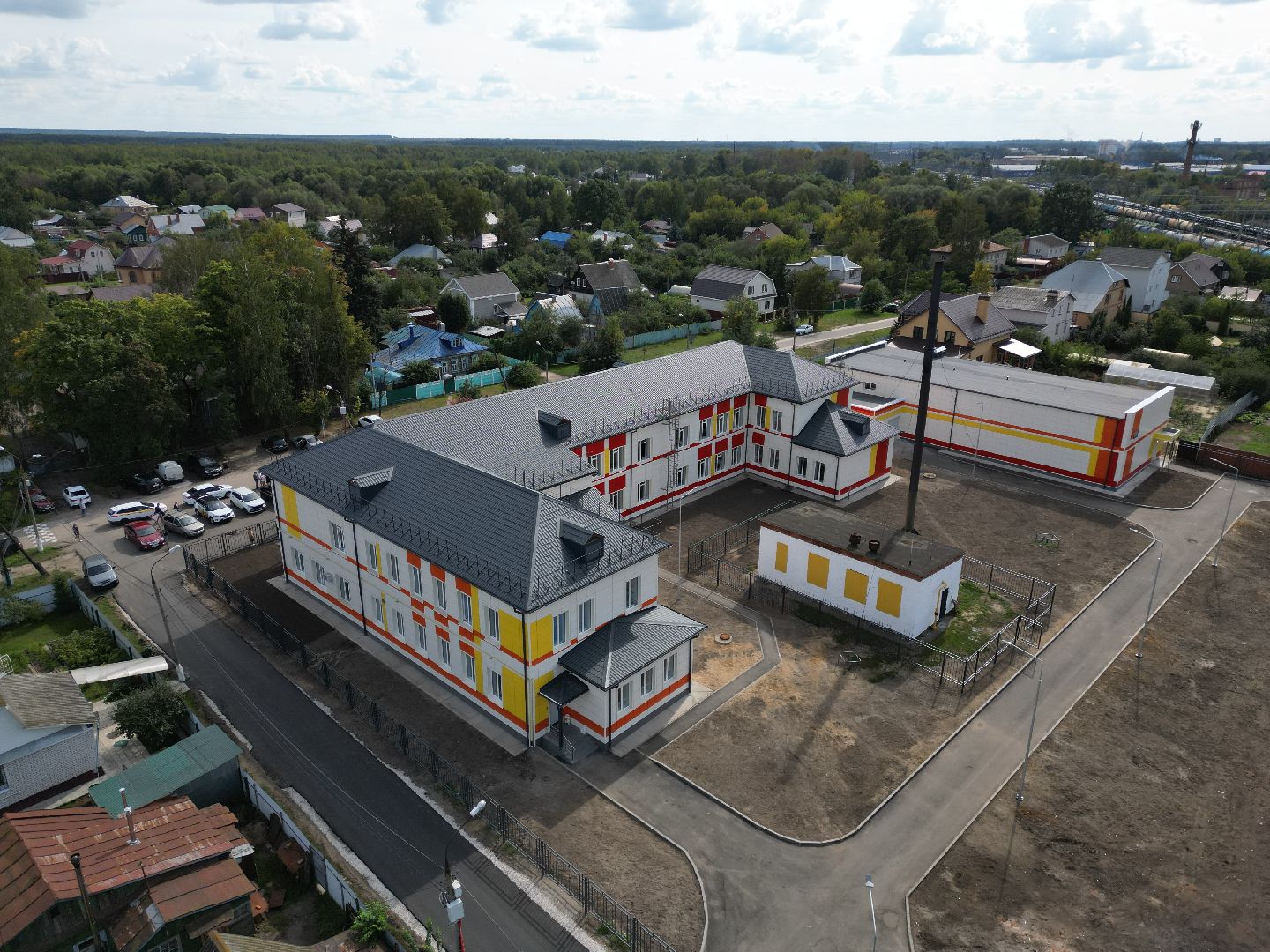 школа, орехово-зуево, учеба, видео с коптера,