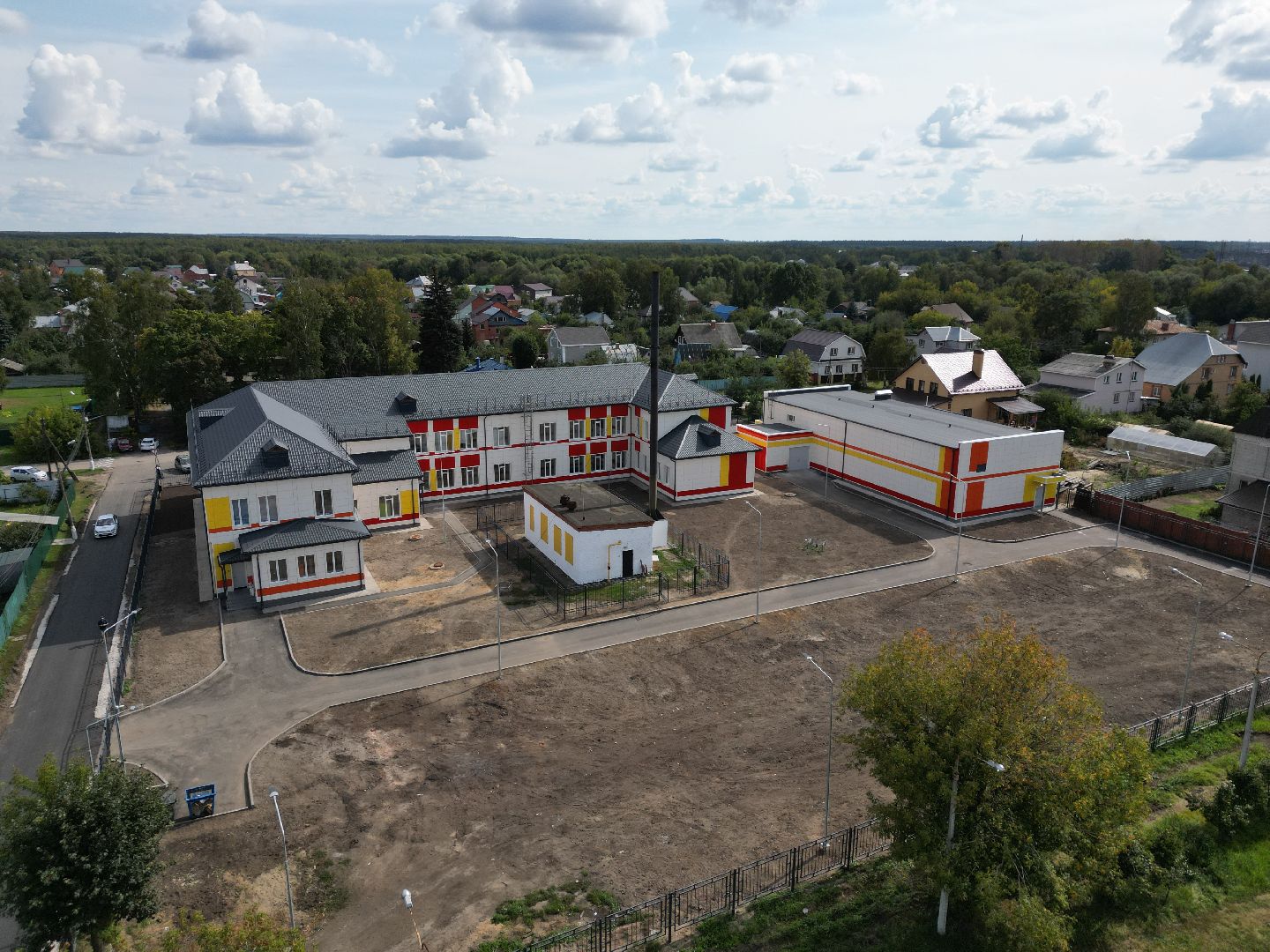 школа, орехово-зуево, учеба, видео с коптера,