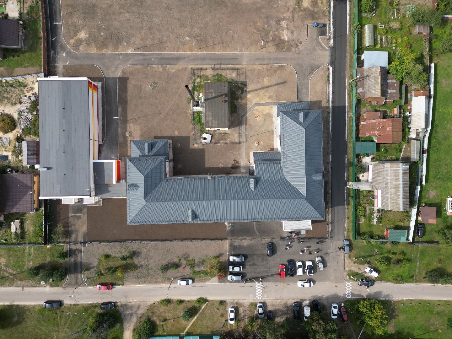 школа, орехово-зуево, учеба, видео с коптера,