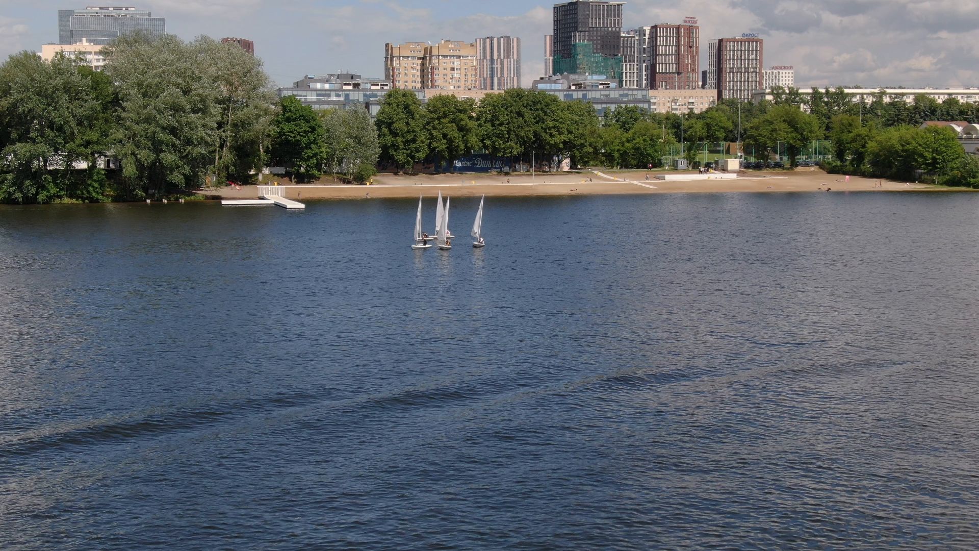 химки, вода, канал, москва,видео с коптера,