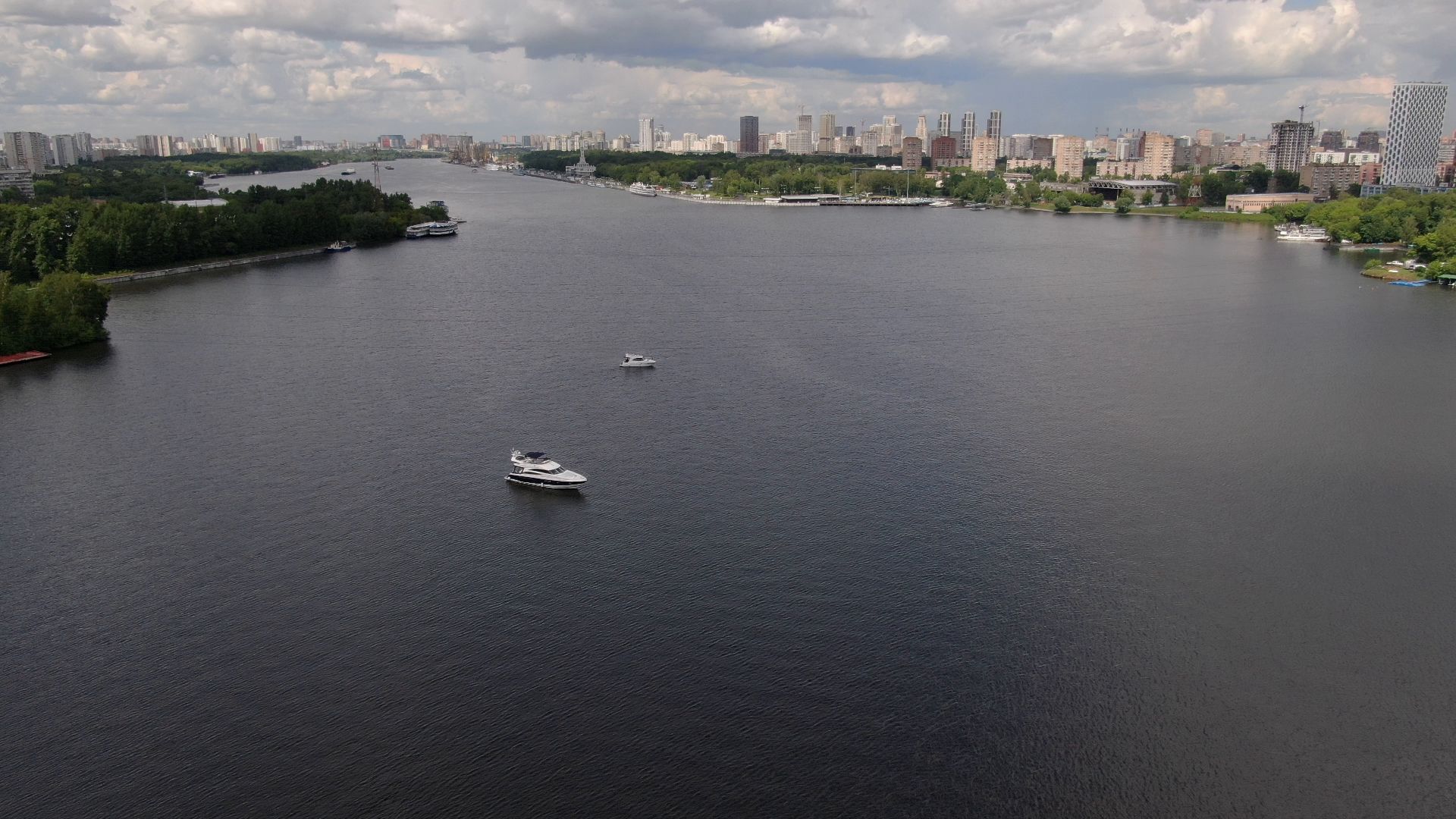 химки, вода, канал, москва,видео с коптера,