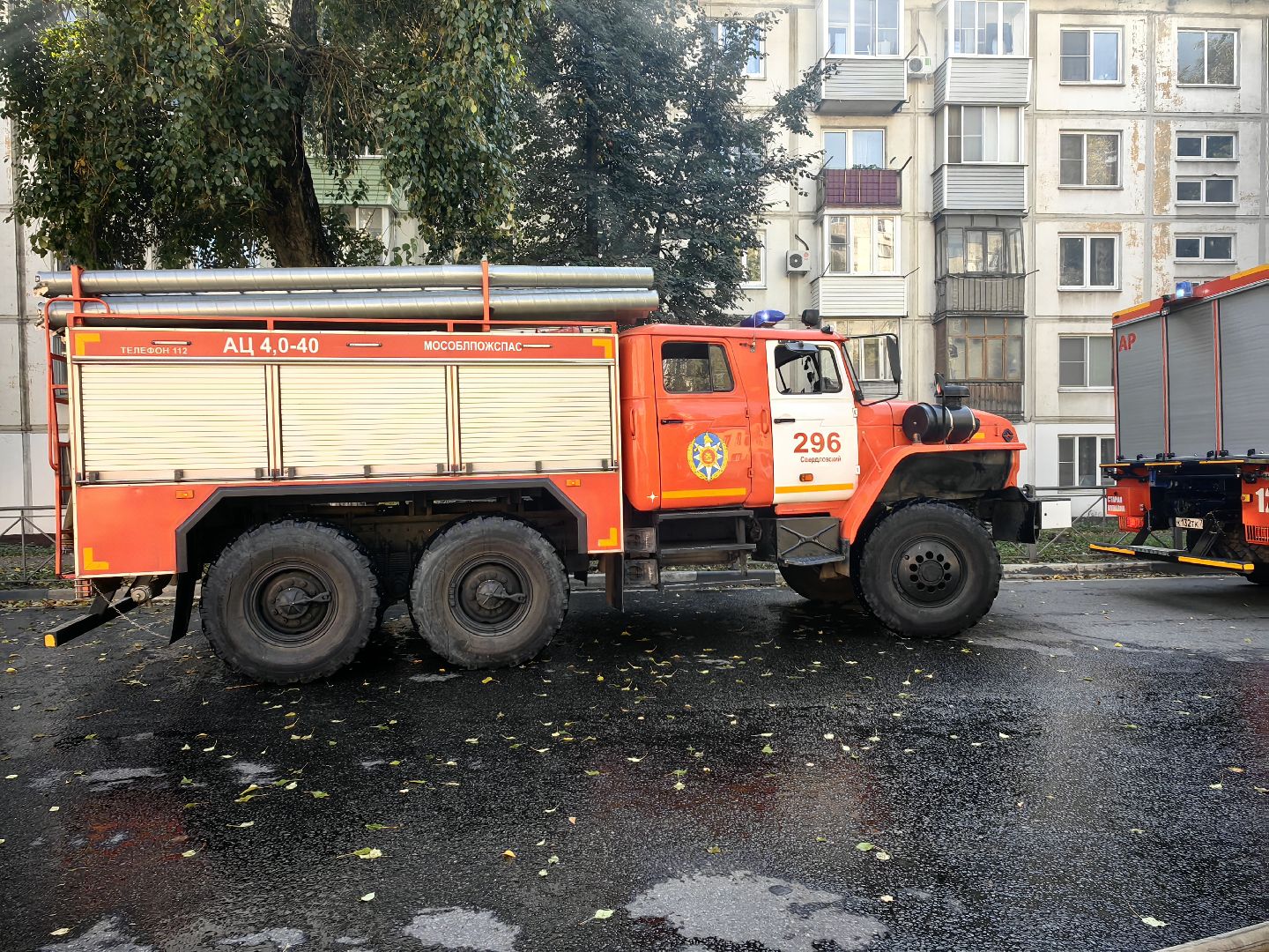 ЧП, пожар, Щелково,