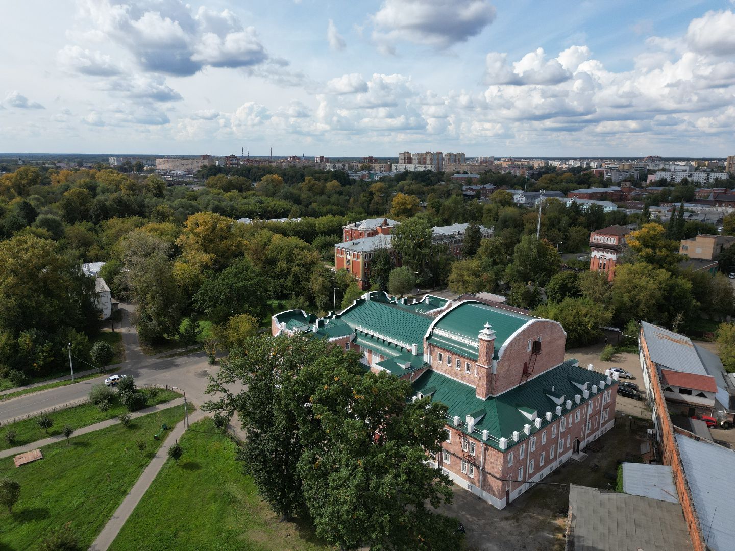 орехово-зуево, театр, культура,видео с коптера,