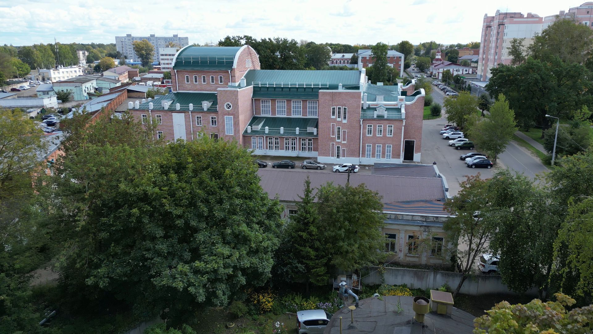 орехово-зуево, театр, культура,видео с коптера,