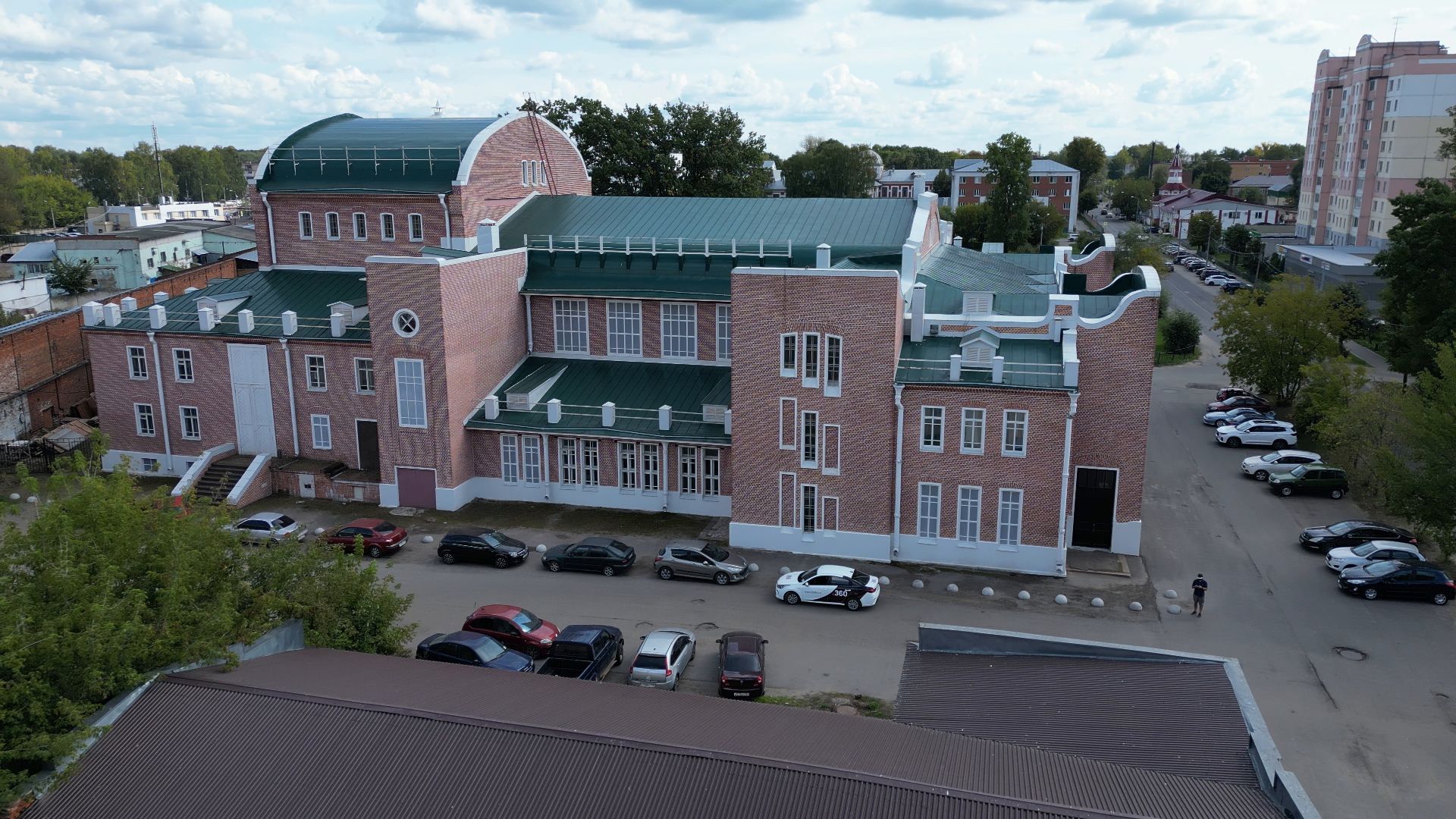 орехово-зуево, театр, культура,видео с коптера,