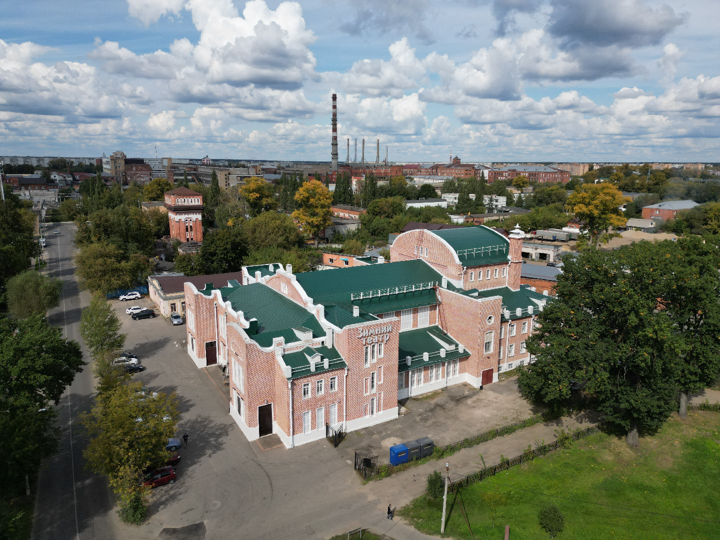 орехово-зуево, театр, культура,видео с коптера,