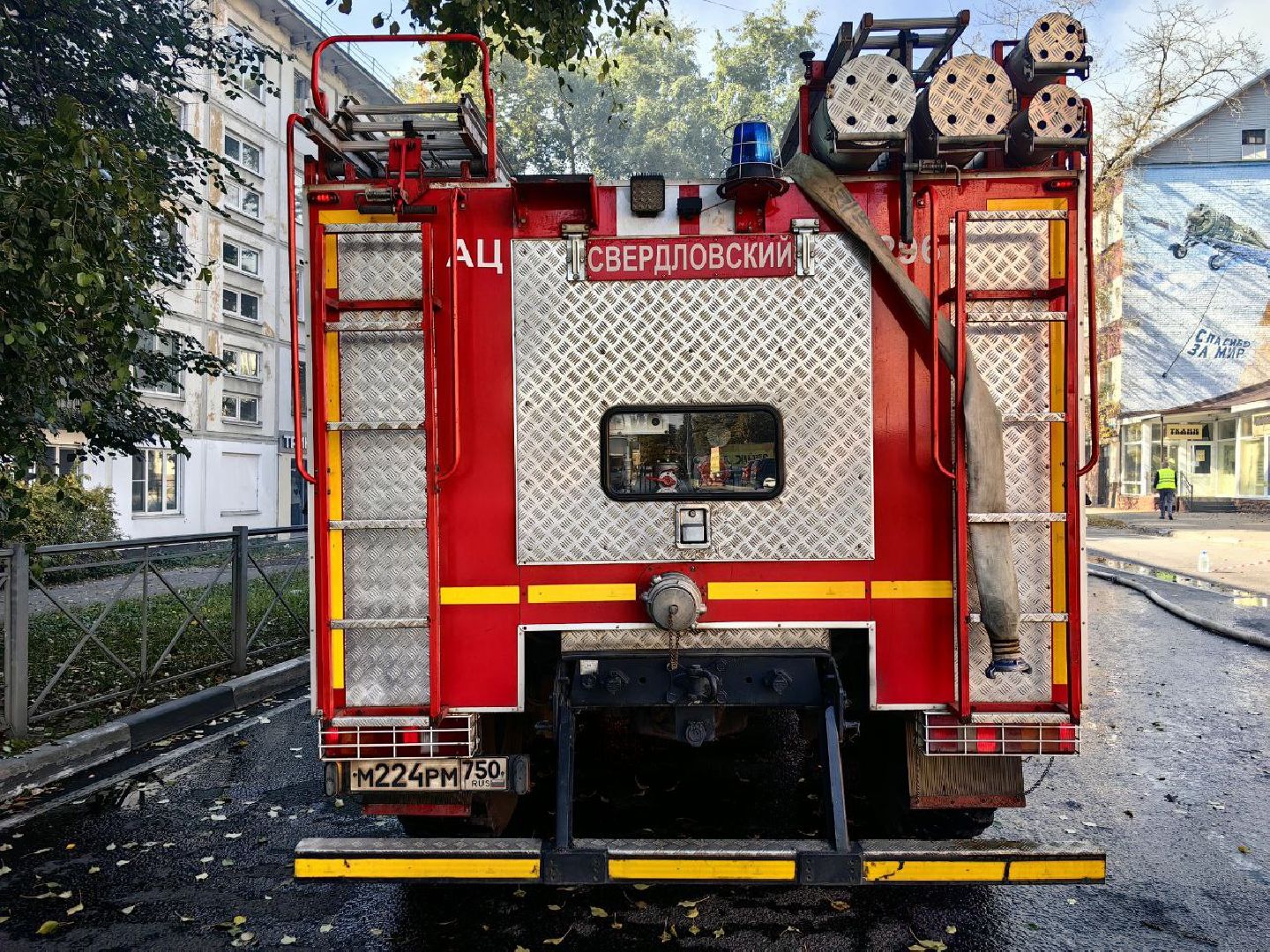 чп, пожар, Щелково,