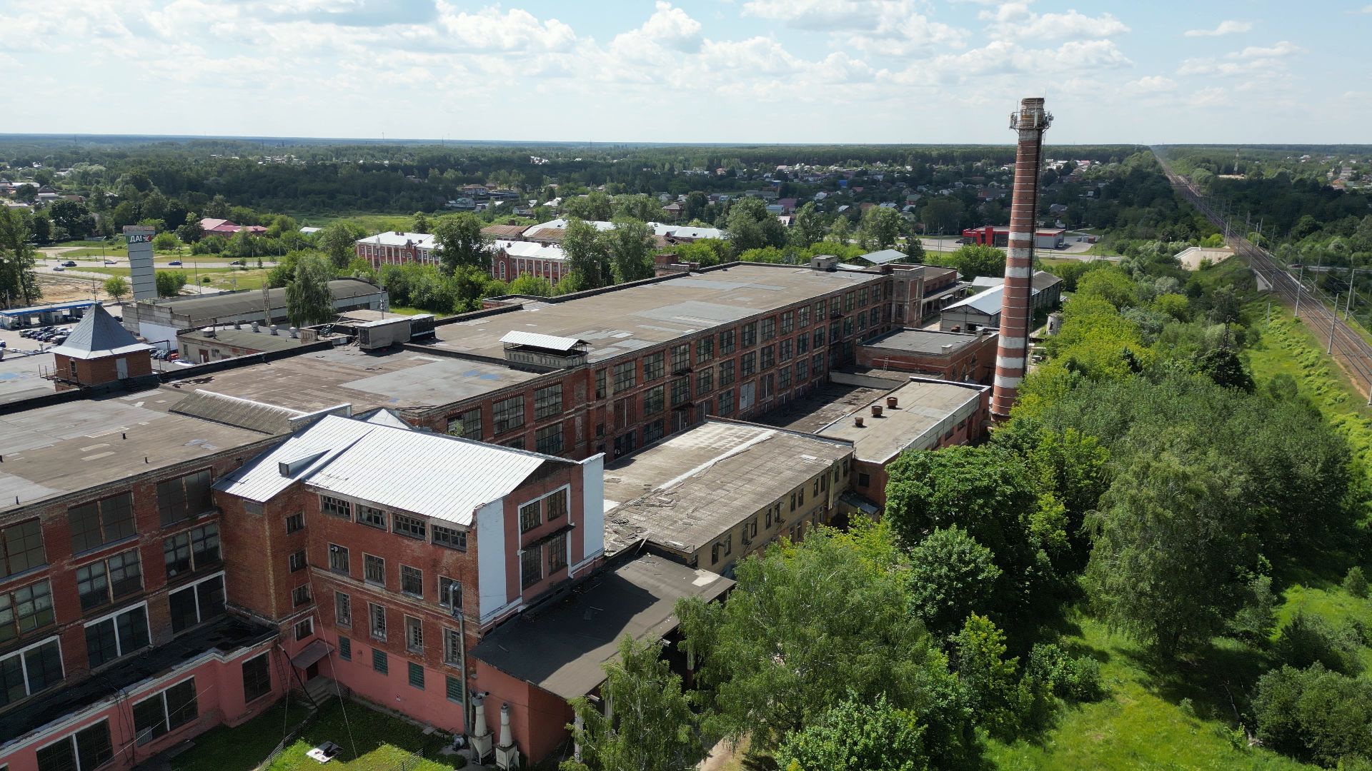 фабрика, ткань, павловский посад,видео с коптера,