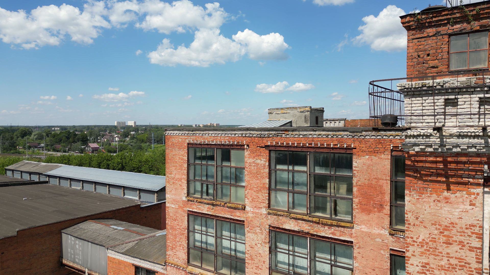 фабрика, ткань, павловский посад,видео с коптера,