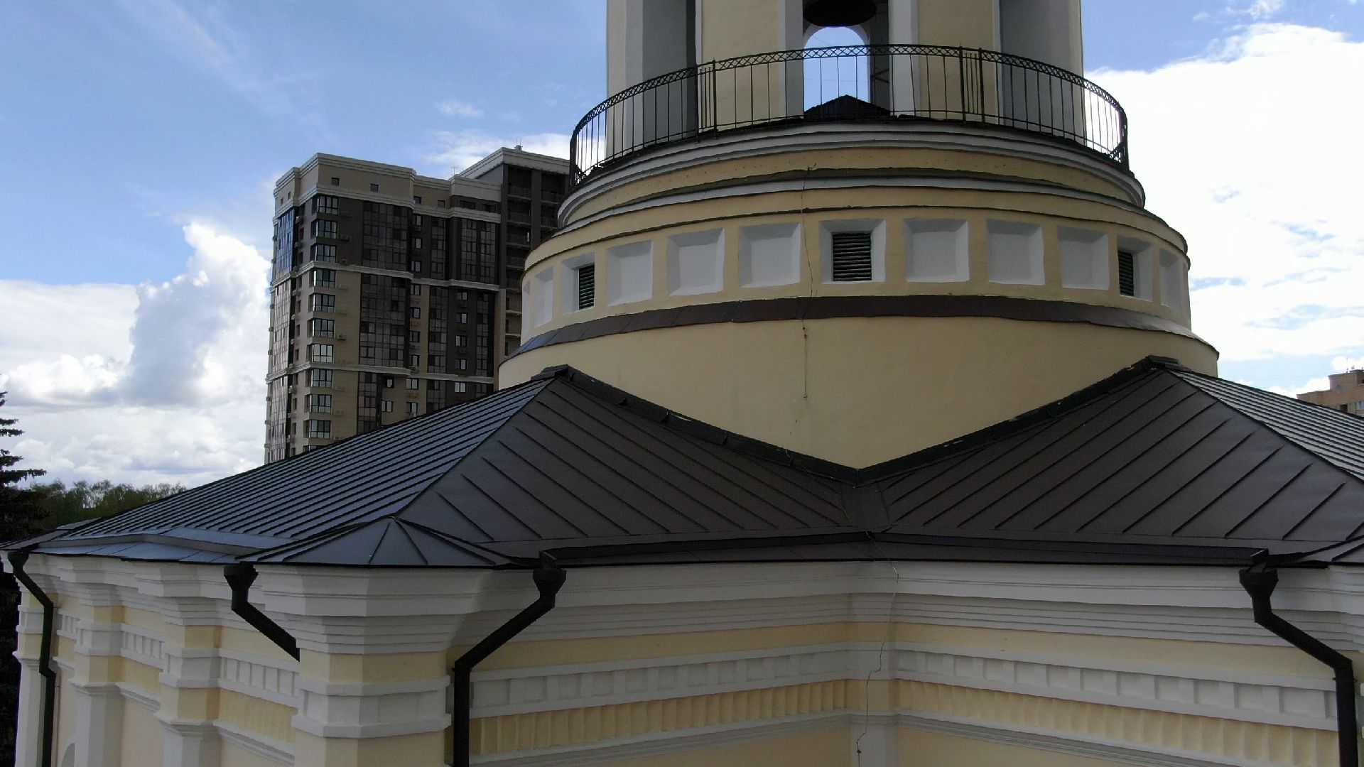 церковь, храм, война,видео с коптера,