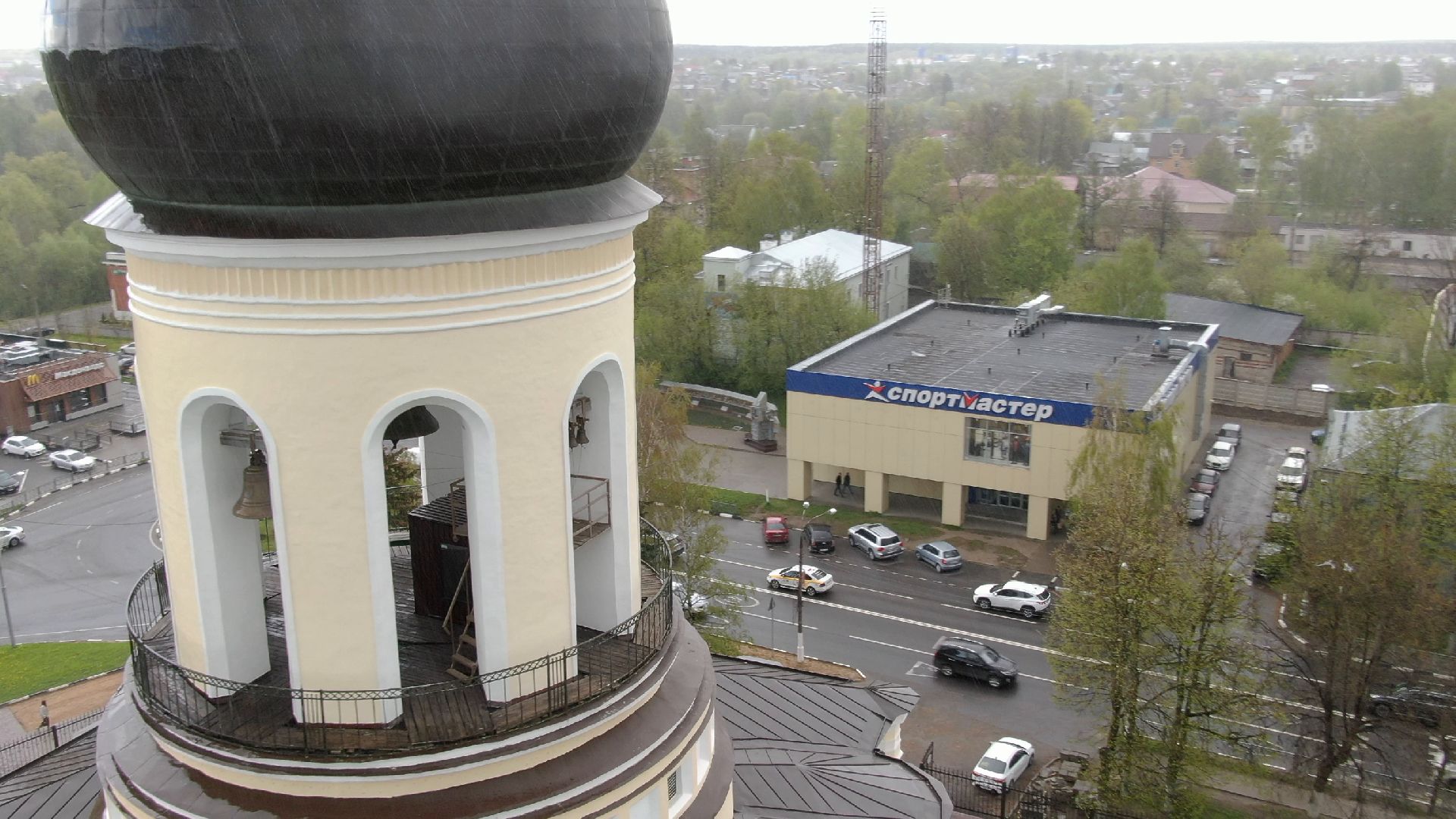 церковь, храм, война,видео с коптера,