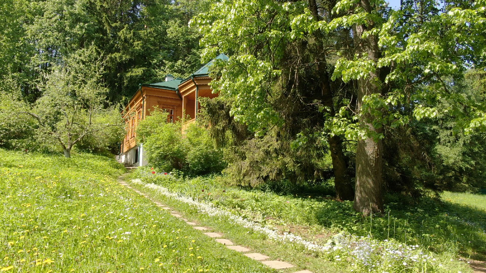 звенигород, музей, писатель, культура,видео с коптера,