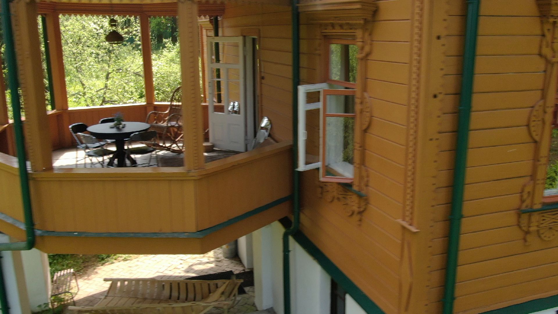 звенигород, музей, писатель, культура,видео с коптера,