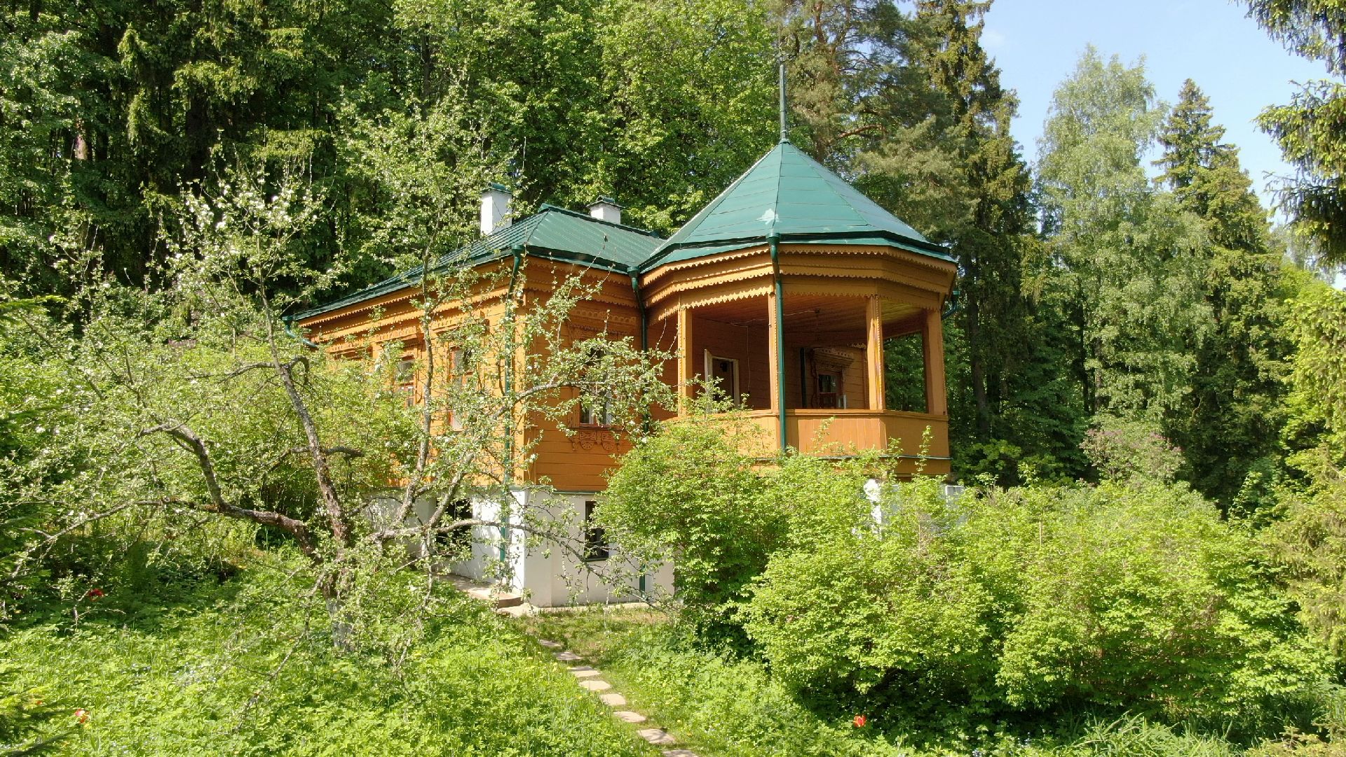 звенигород, музей, писатель, культура,видео с коптера,