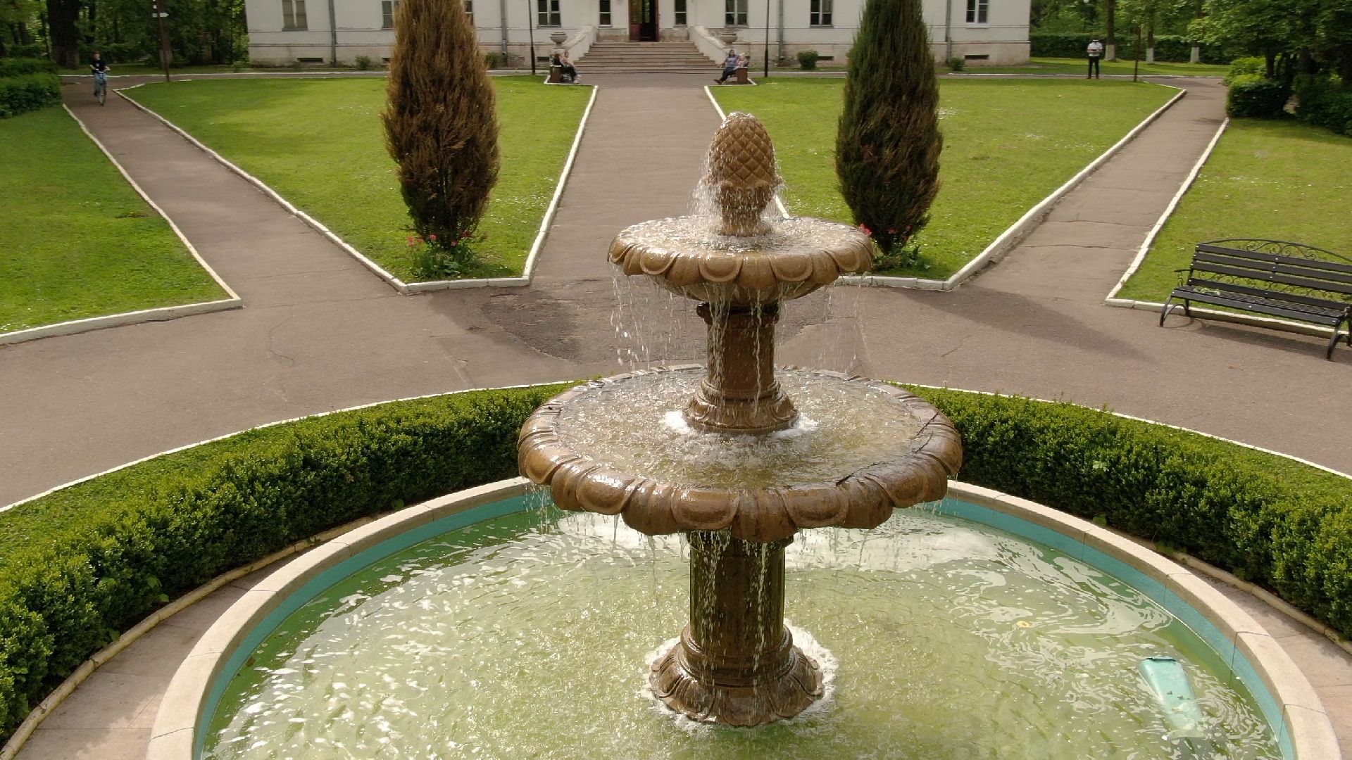 Звенигород, усадьба, культура,видео с коптера,