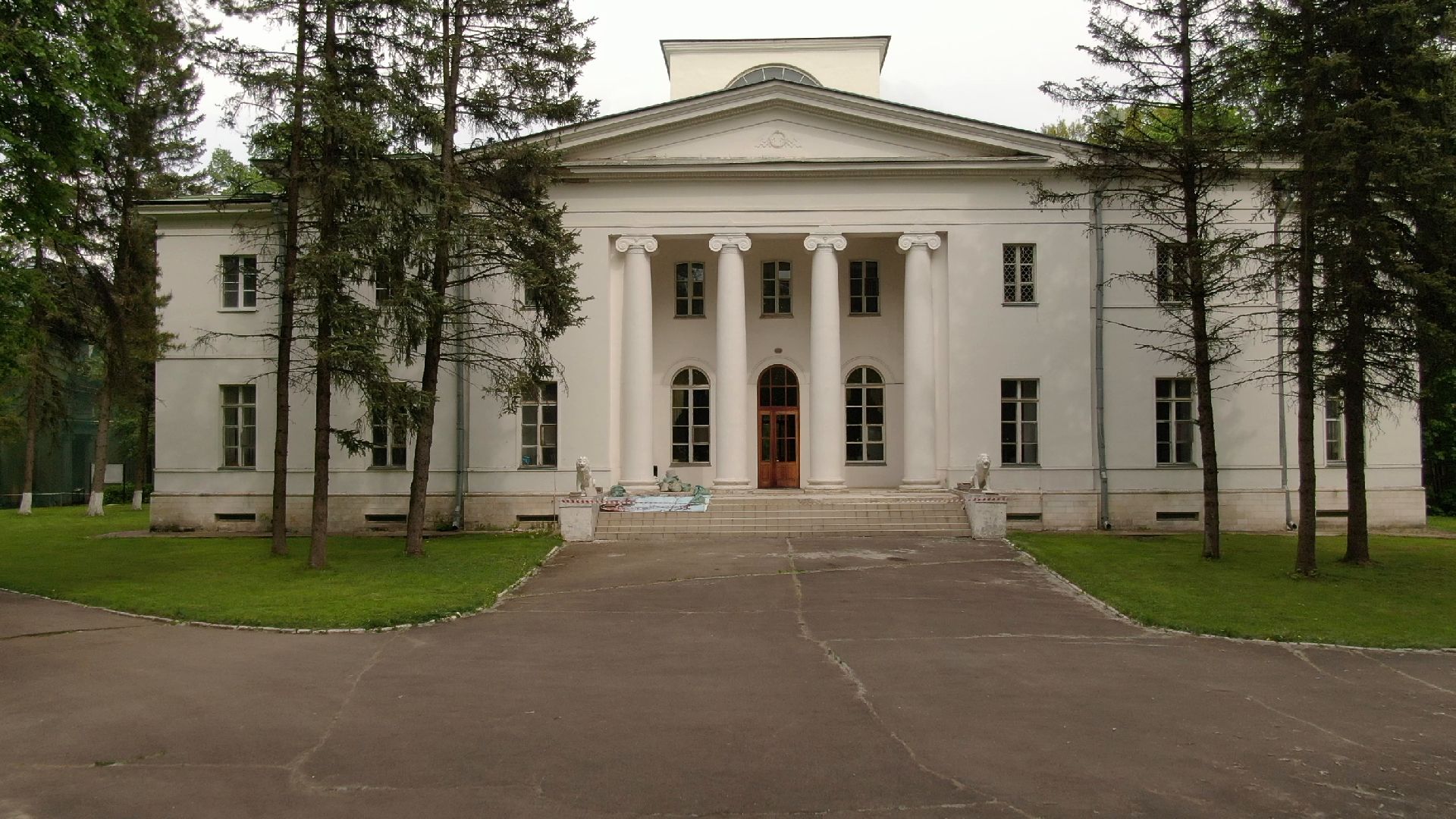 Звенигород, усадьба, культура,видео с коптера,