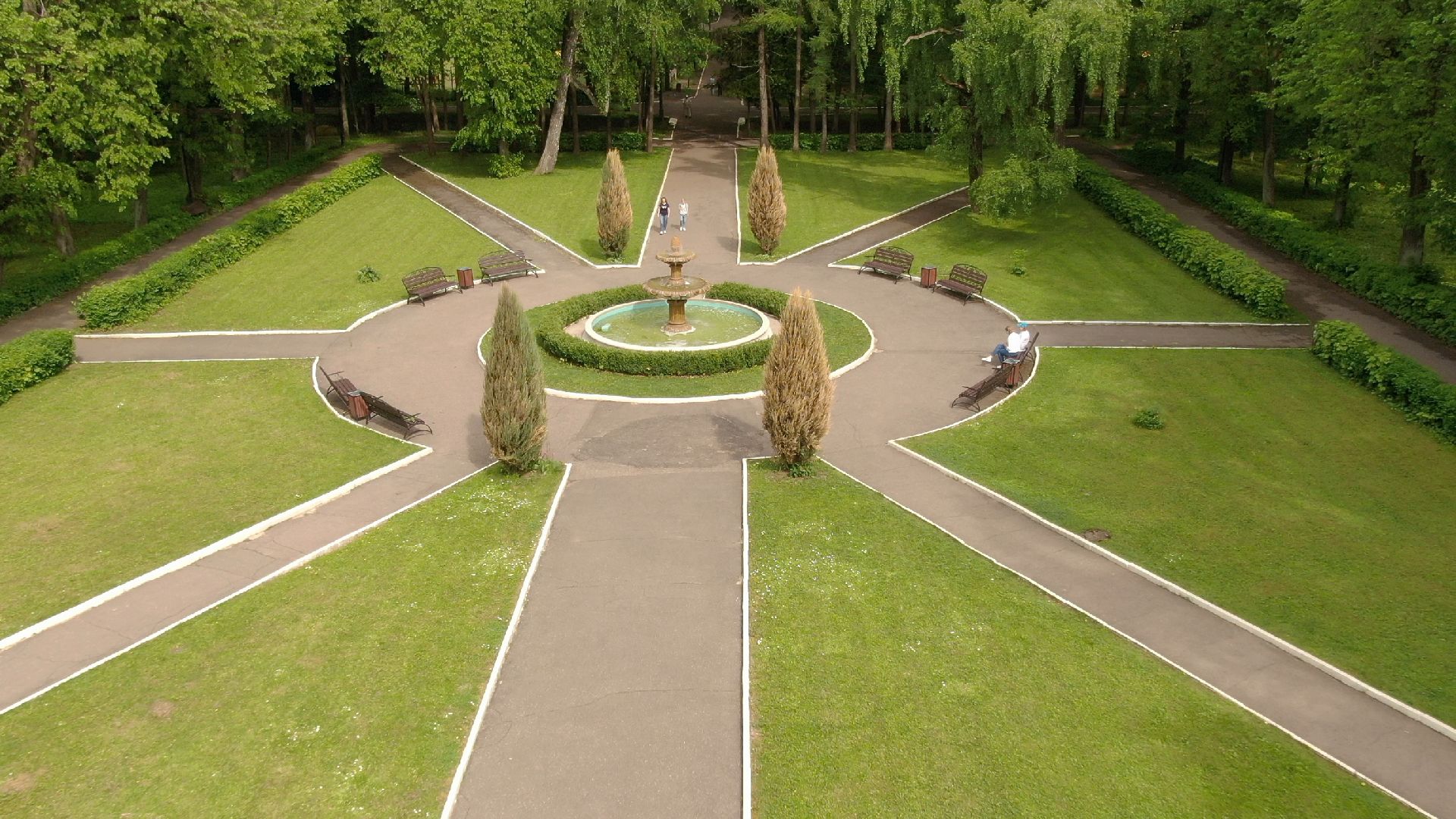 Звенигород, усадьба, культура,видео с коптера,