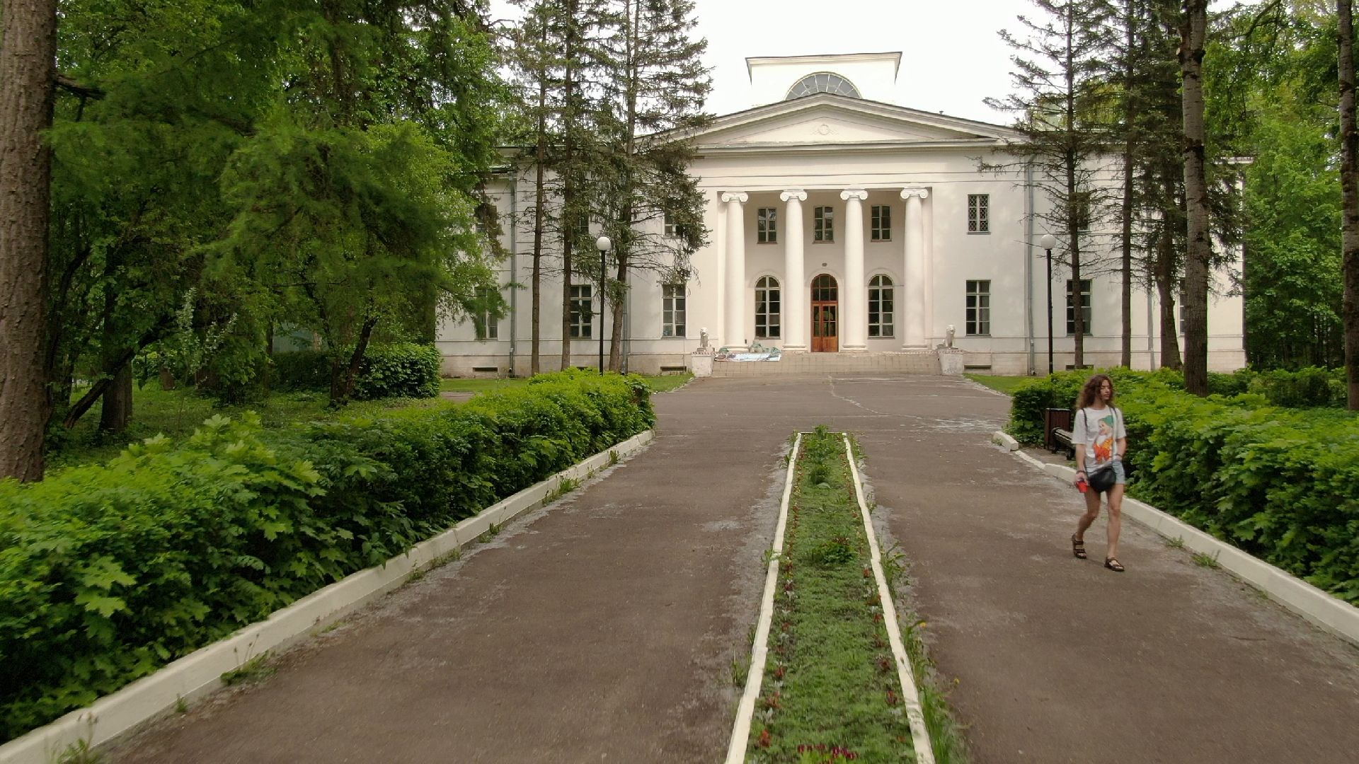 Звенигород, усадьба, культура,видео с коптера,