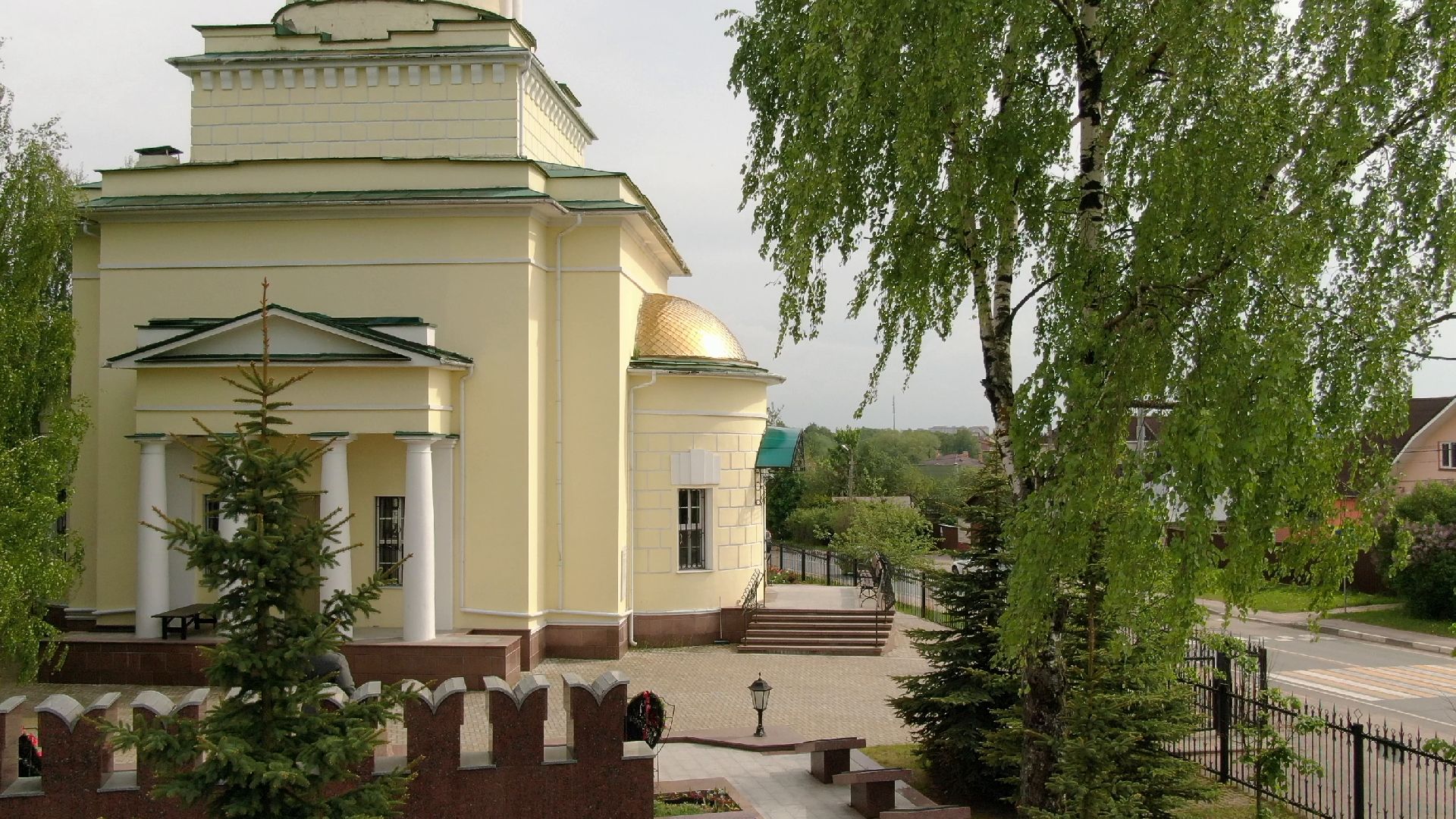 Звенигород, усадьба, культура,видео с коптера,