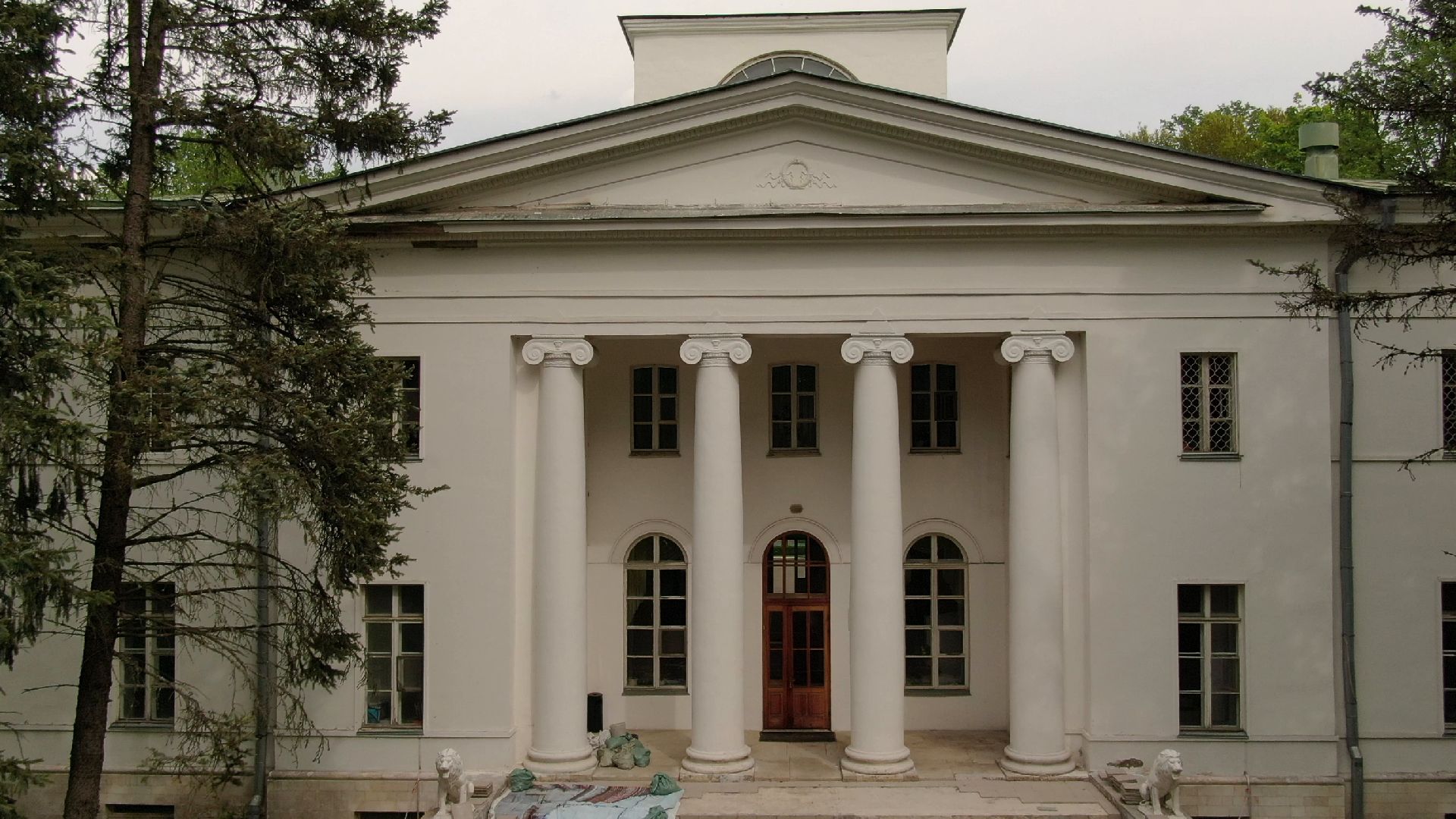 Звенигород, усадьба, культура,видео с коптера,