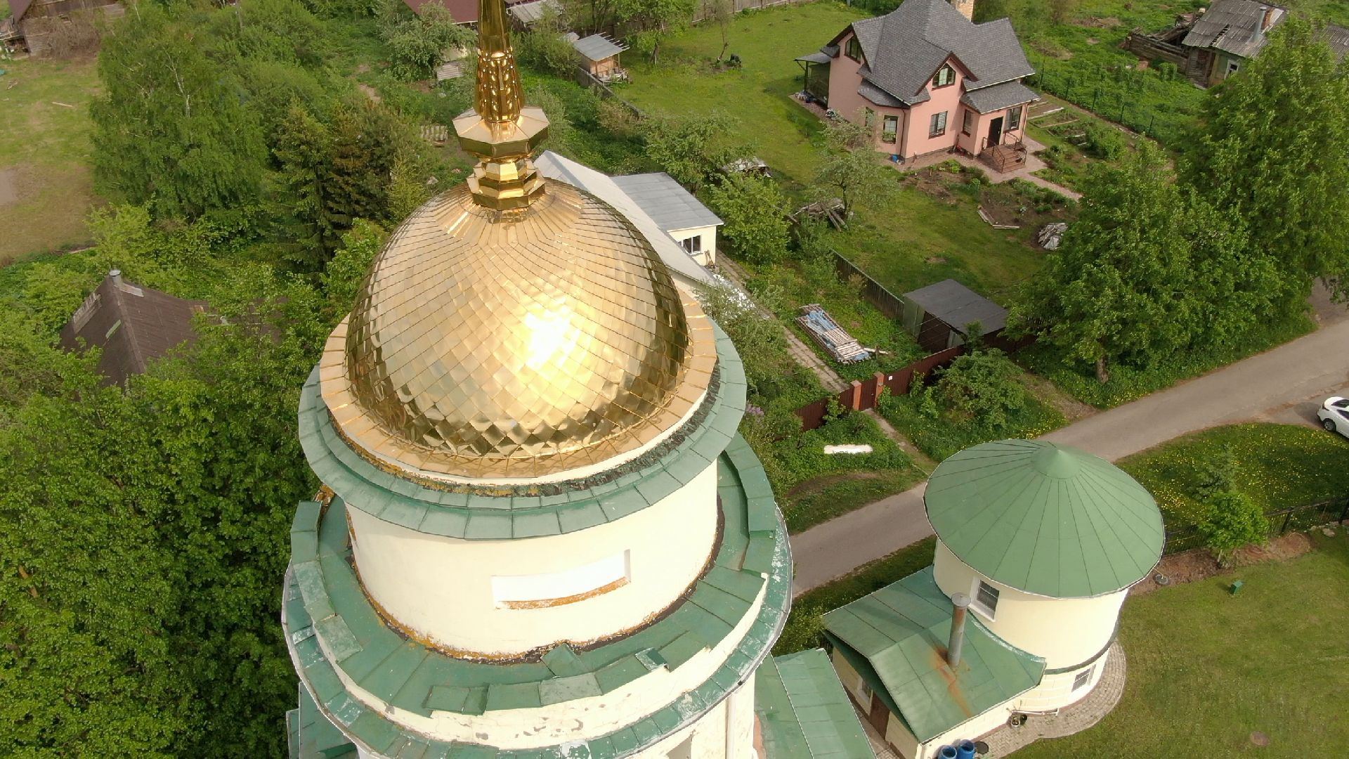 Звенигород, усадьба, культура,видео с коптера,