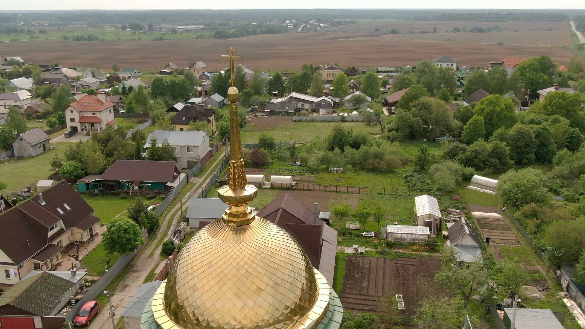 Звенигород, усадьба, культура,видео с коптера,