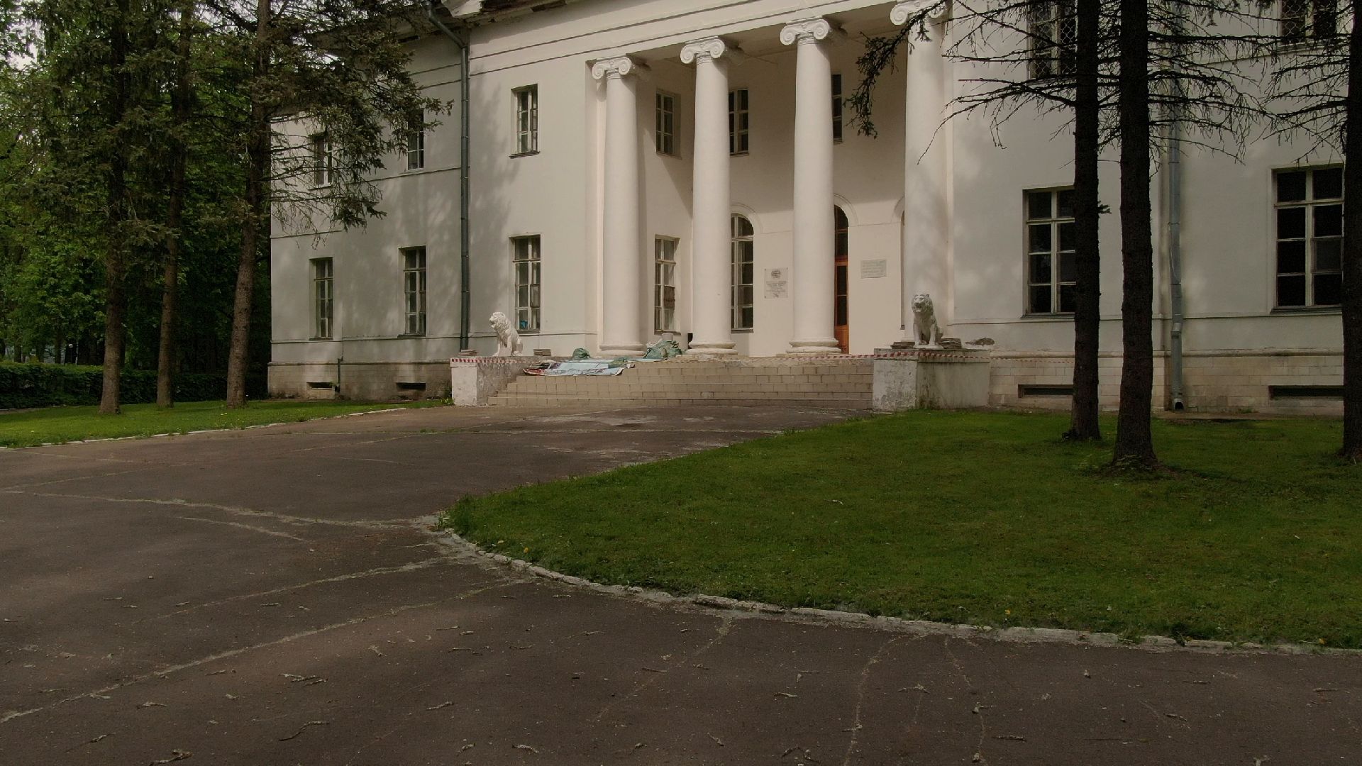 Звенигород, усадьба, культура,видео с коптера,