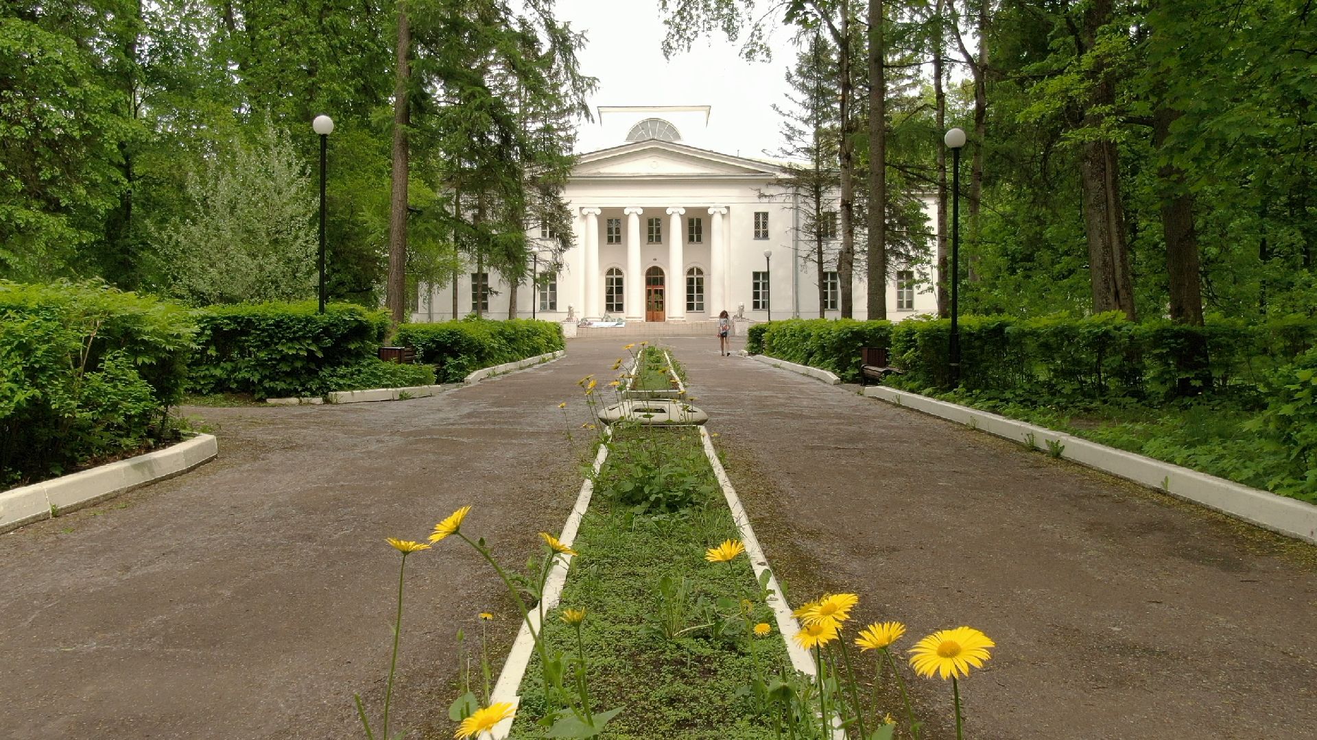 Звенигород, усадьба, культура,видео с коптера,