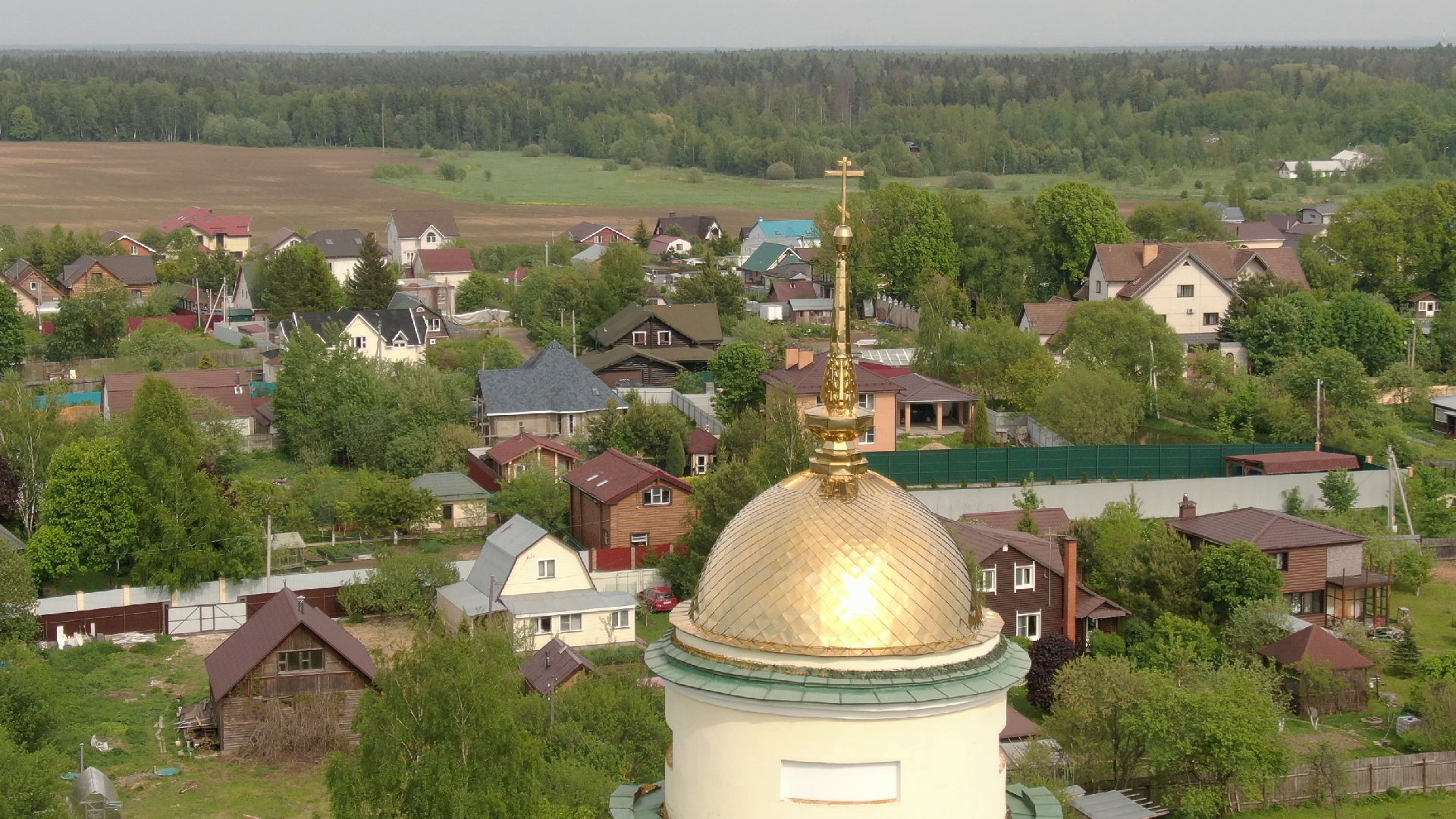 Звенигород, усадьба, культура,видео с коптера,