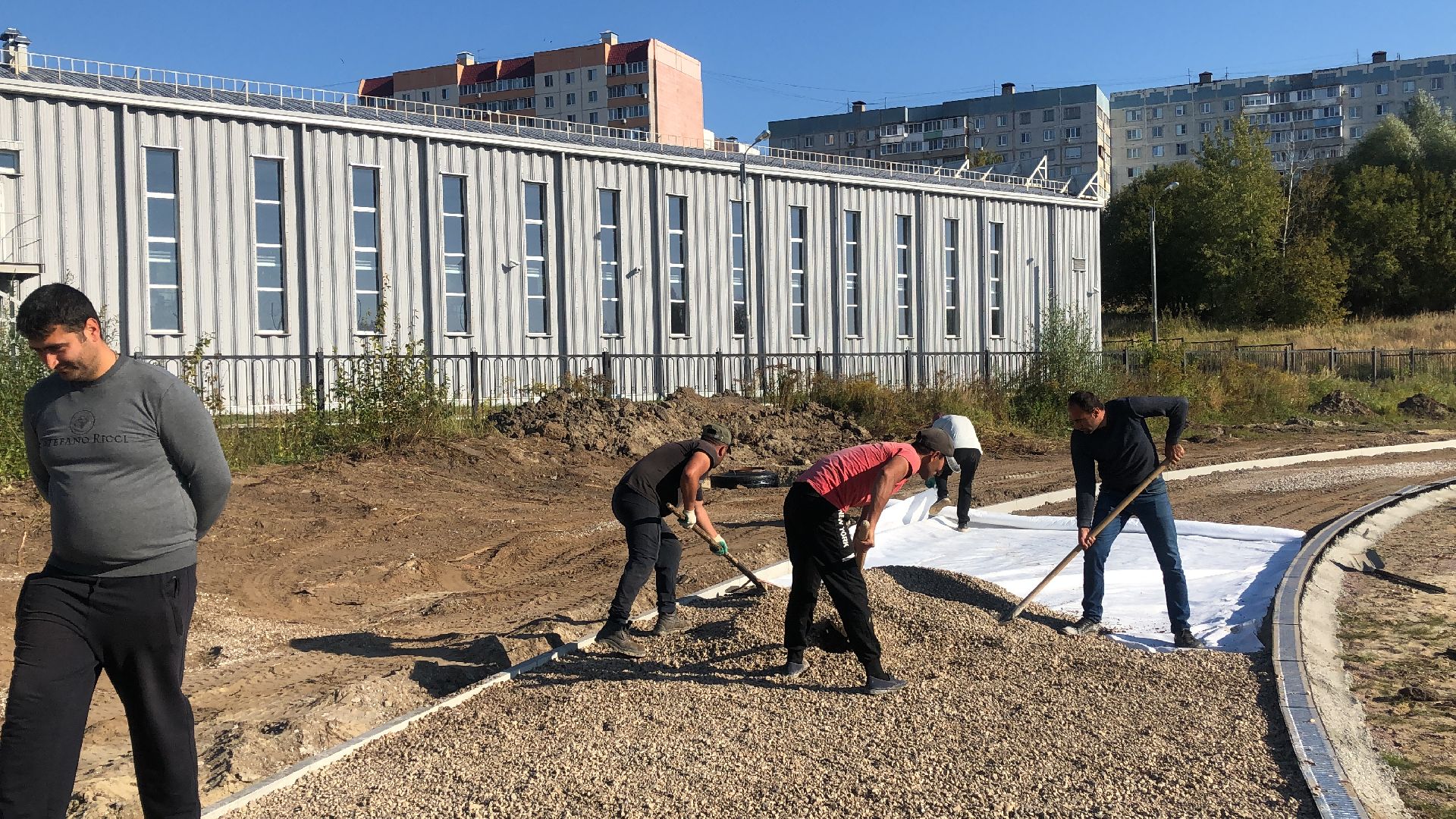 Луховицы, строительтство, стадион в луховицах,