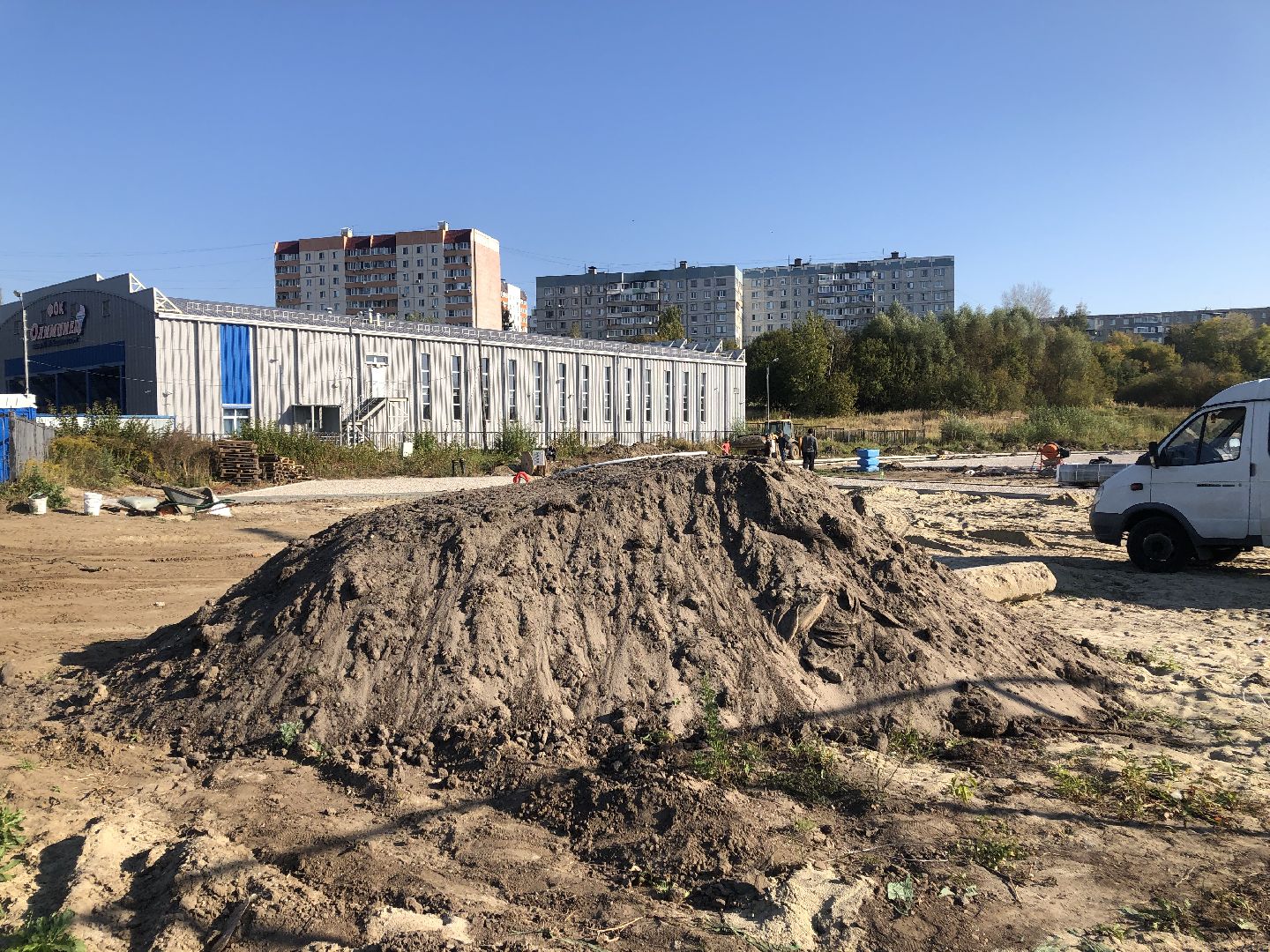 Луховицы, строительтство, стадион в луховицах,