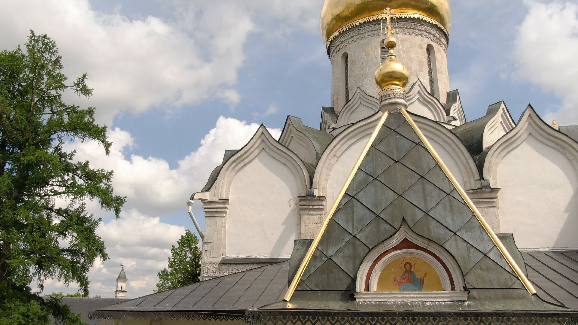 звенигород, монастырь, культура,видео с коптера,