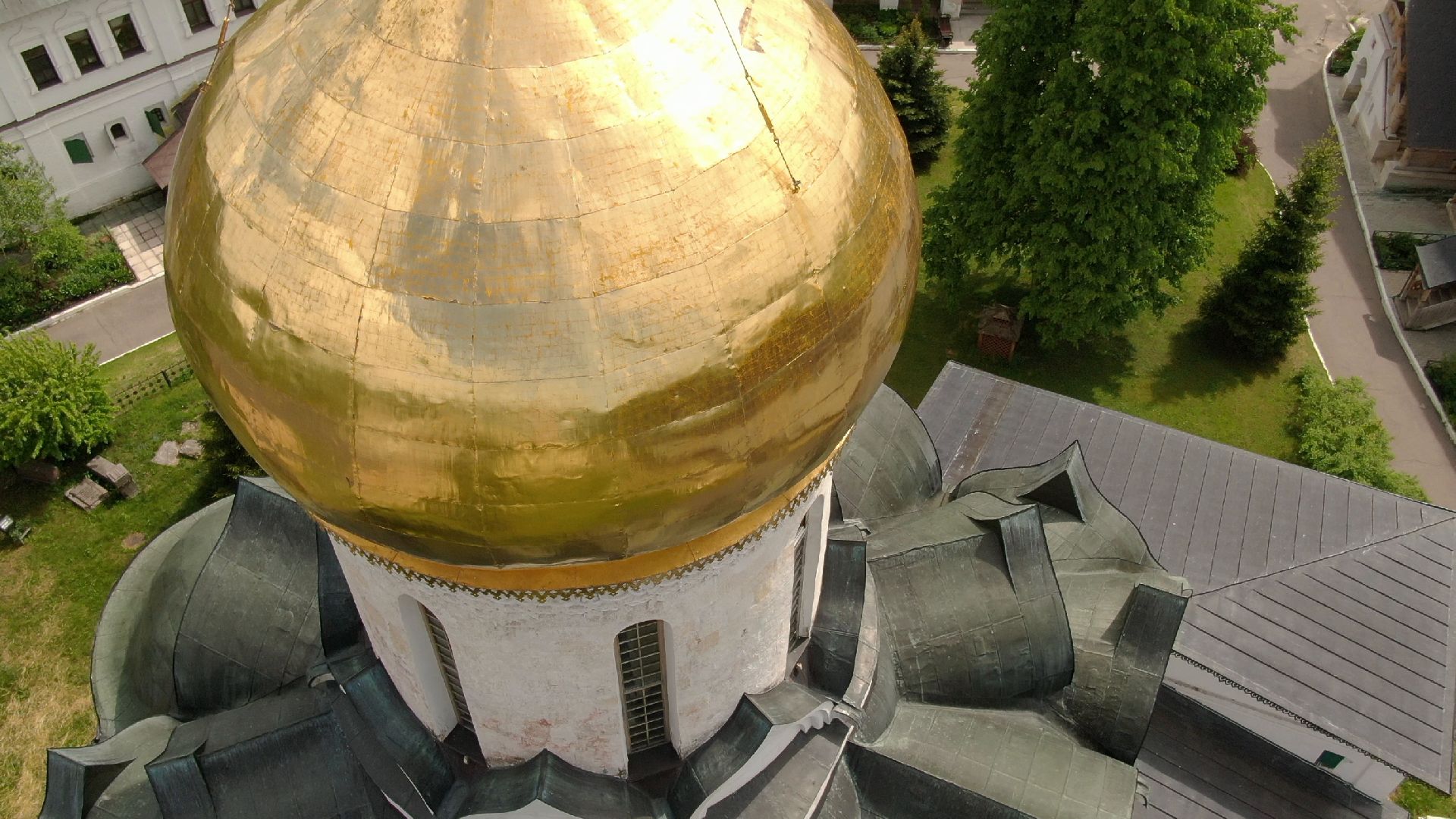 звенигород, монастырь, культура,видео с коптера,