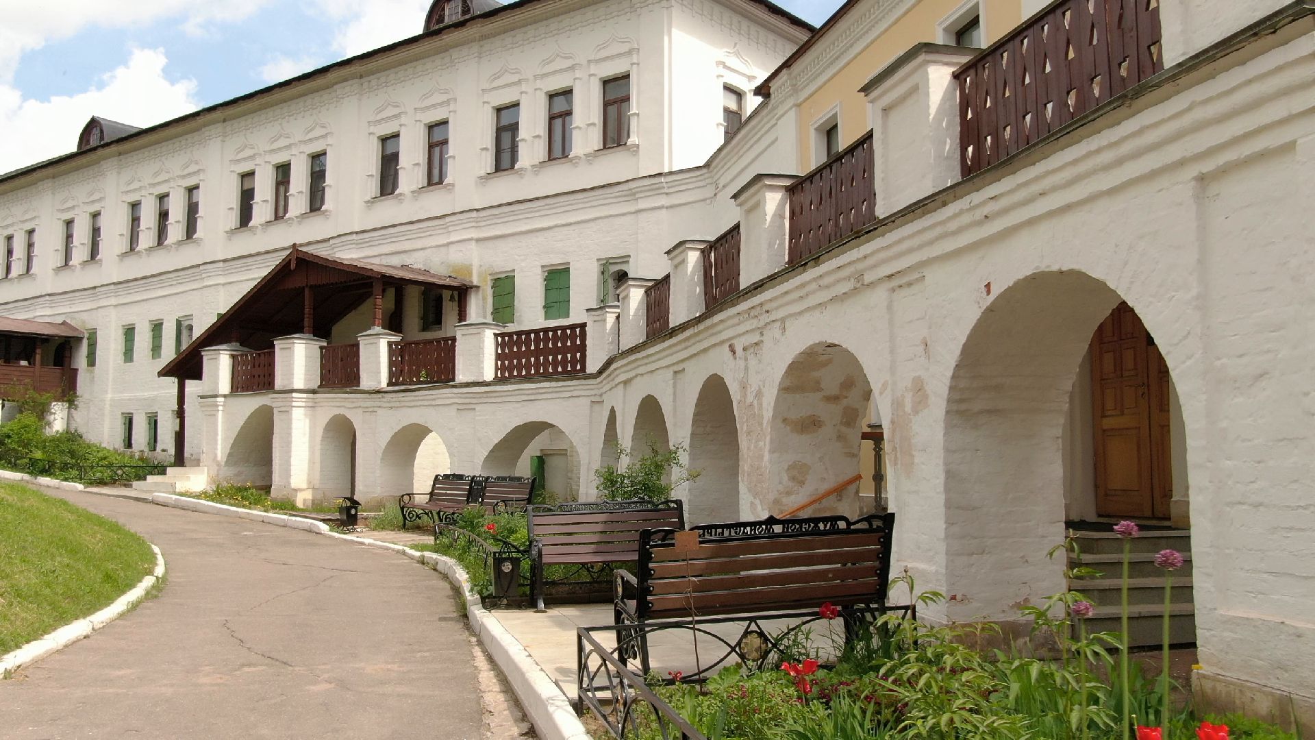 звенигород, монастырь, культура,видео с коптера,