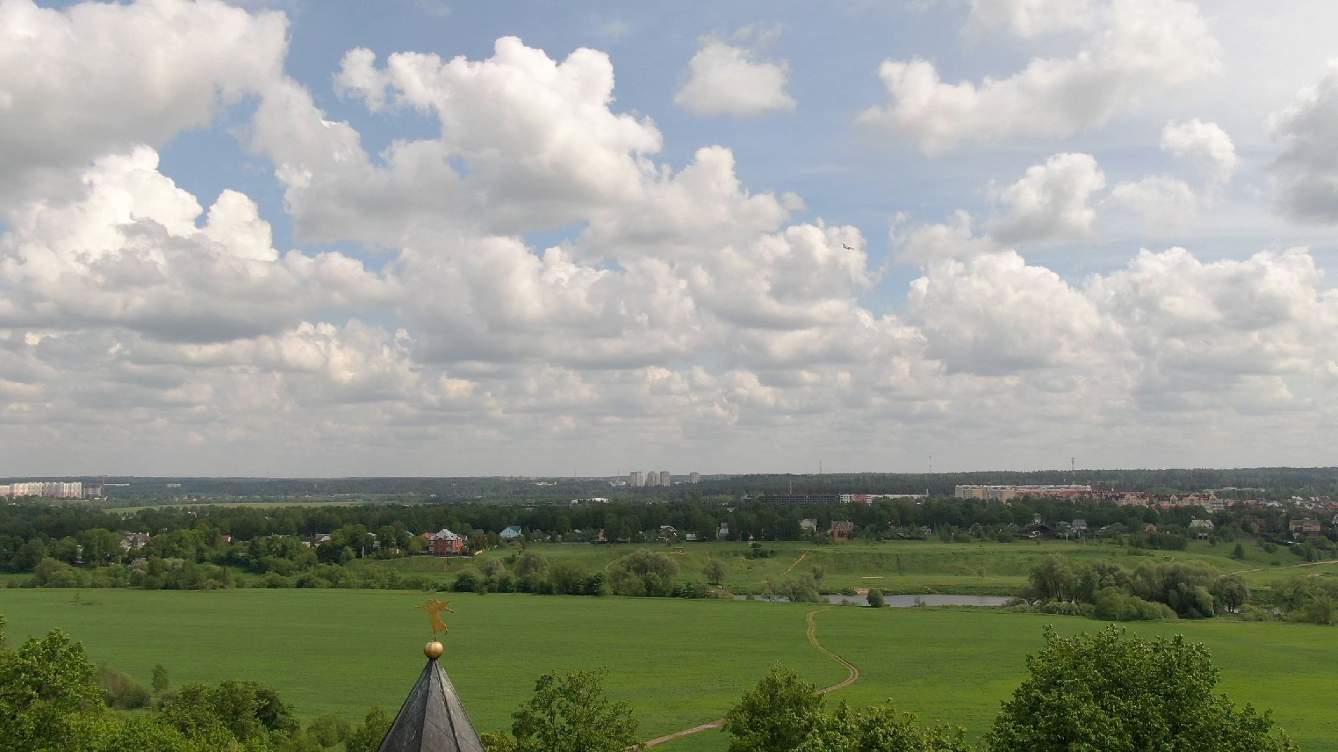 звенигород, монастырь, культура,видео с коптера,