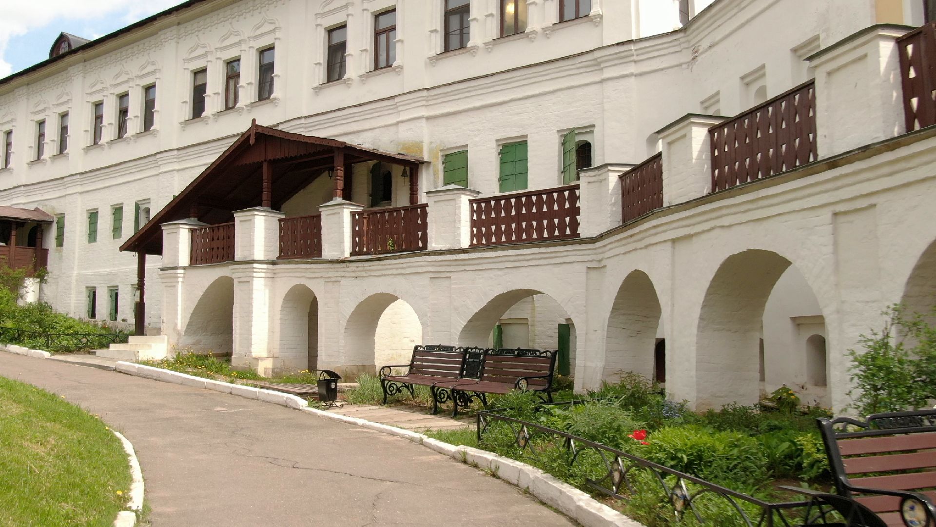 звенигород, монастырь, культура,видео с коптера,