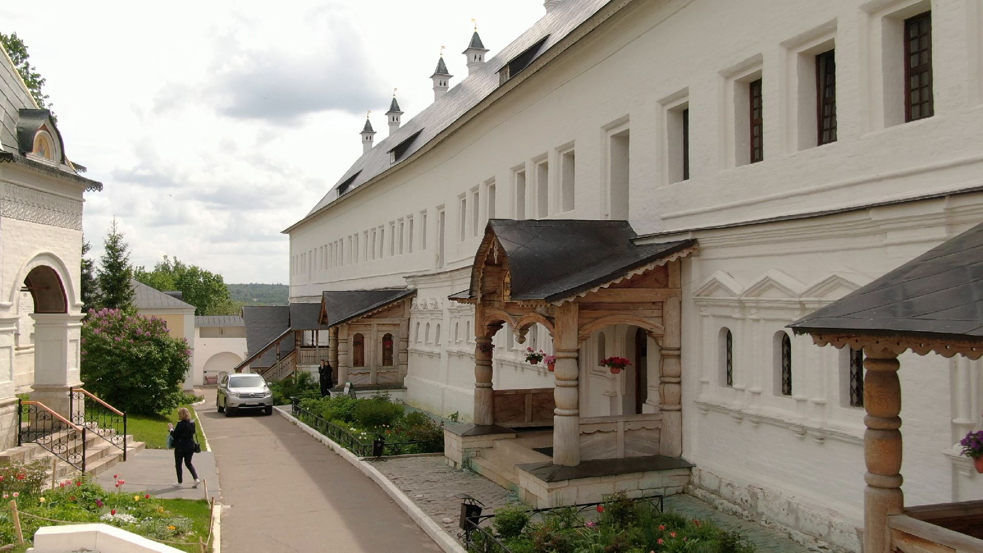 звенигород, монастырь, культура,видео с коптера,