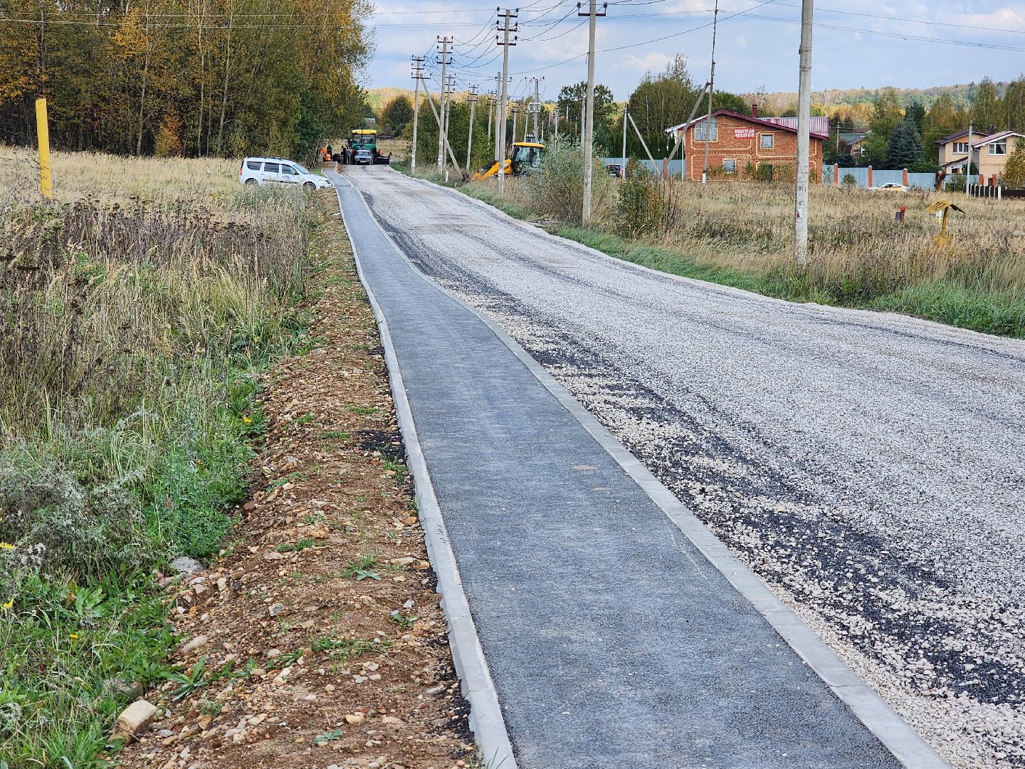 серпухов, строительство дорог, деревня Манишки, деревня Левашово, деревня Правое Ящерово,